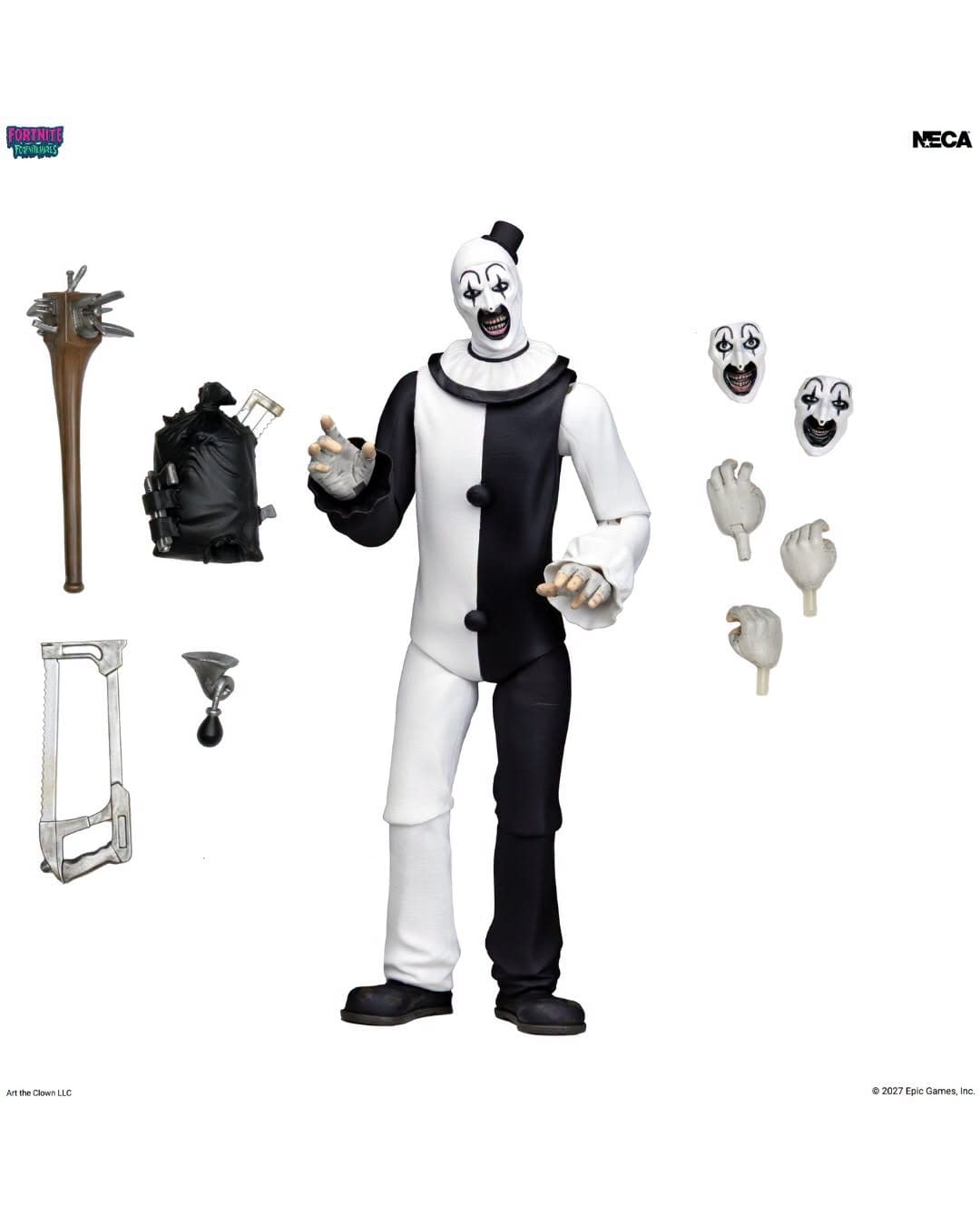 Art the Clown Slays the Island with New Fortnite x Terrifier from NECA