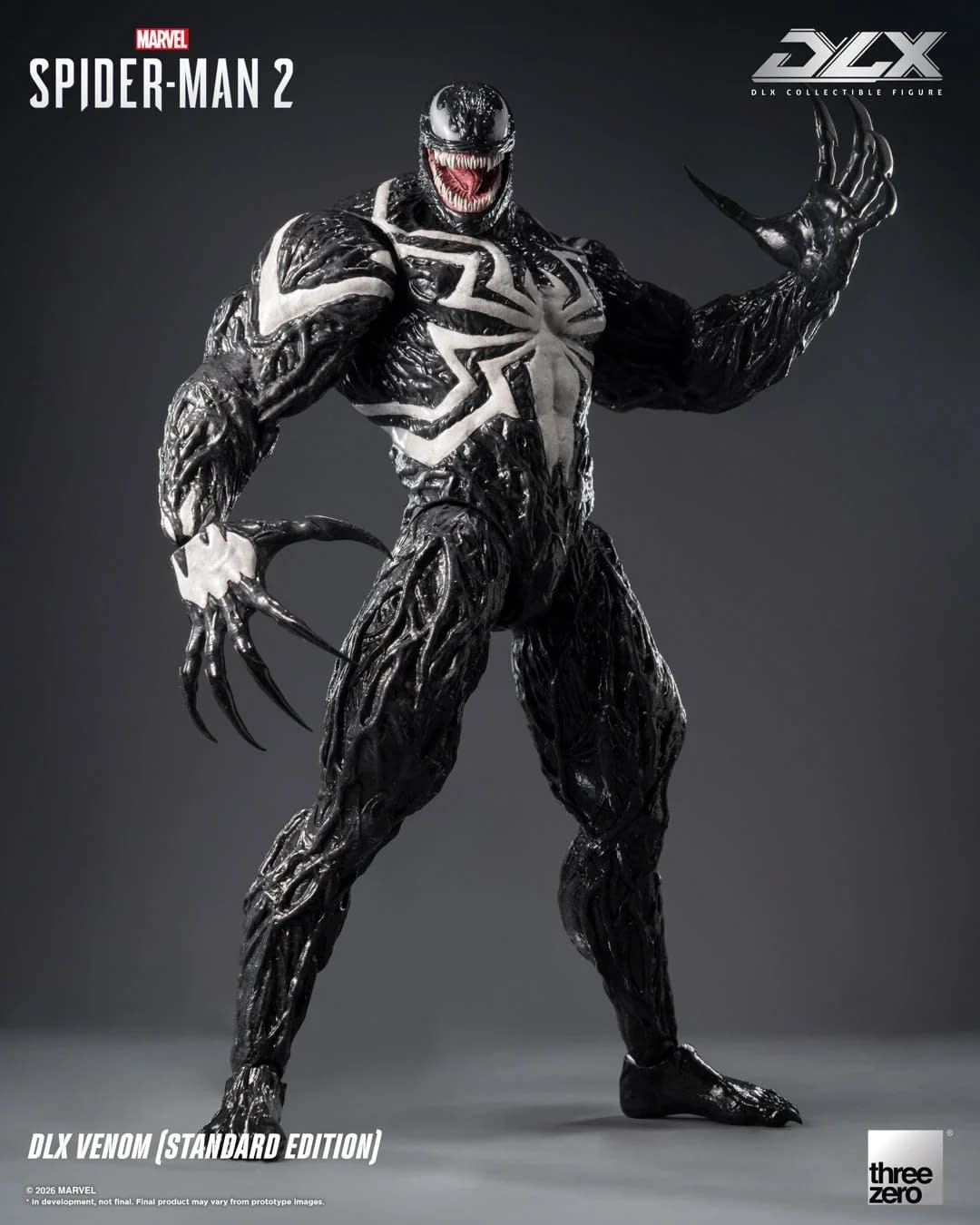 Darkness Rises with Threezero's Marvel's Spider-Man 2 DLX Venom Figure