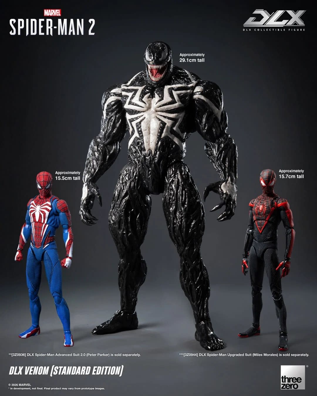 Darkness Rises with threezero's Marvel's Spider-Man 2 DLX Venom Figure