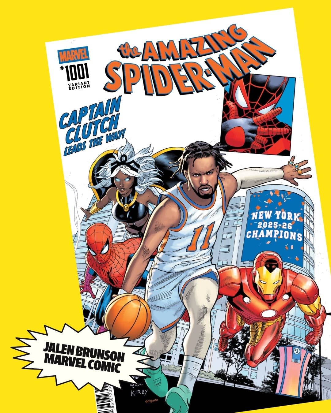 Jalen Brunson Whatnot Amazing Spider-Man #1000