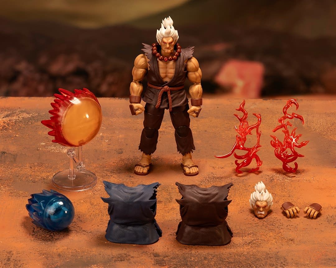 Player 2 Sign In with Jada Toys New Akuma Street Fighter II Figure
