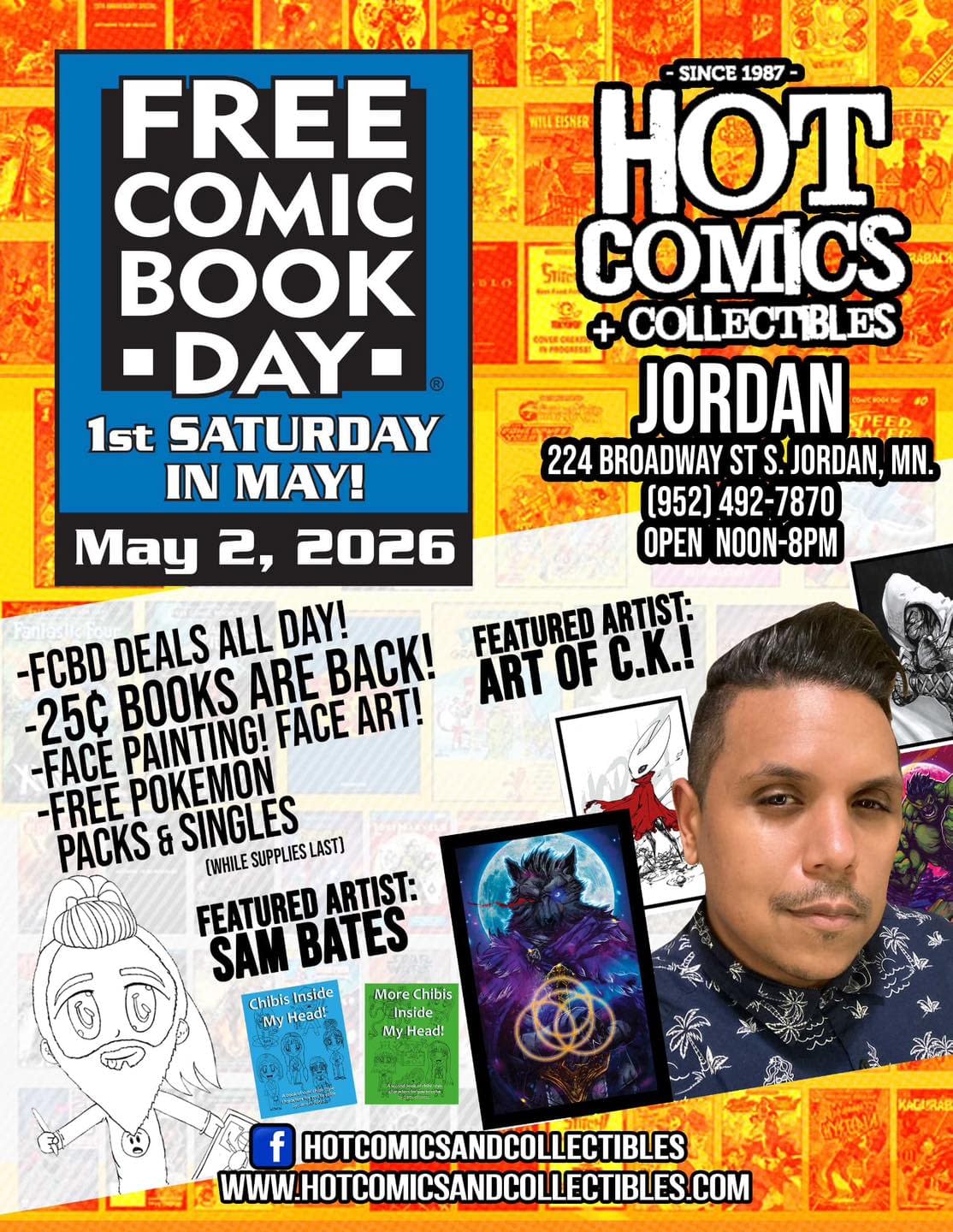 Free Comic Book Day Tomorrow. And Also Comics Giveaway Day
