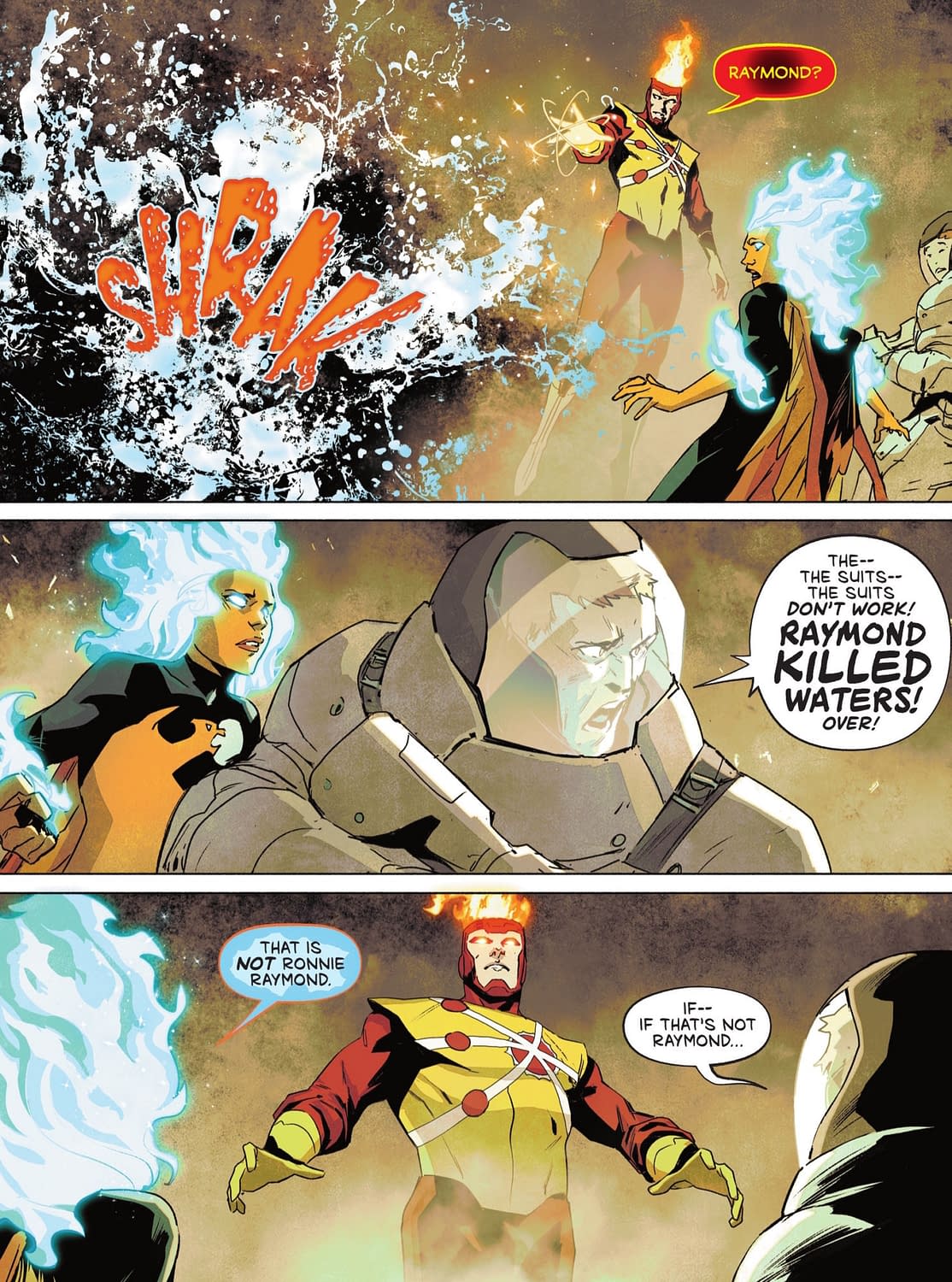 Aquaman, Superboy, Supergirl & Firestorm In The Wake Of KO (Spoilers)
