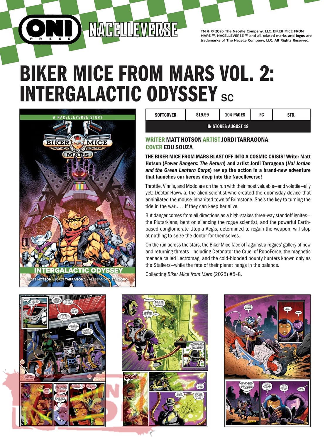 Oni Press August 2026 Solicits