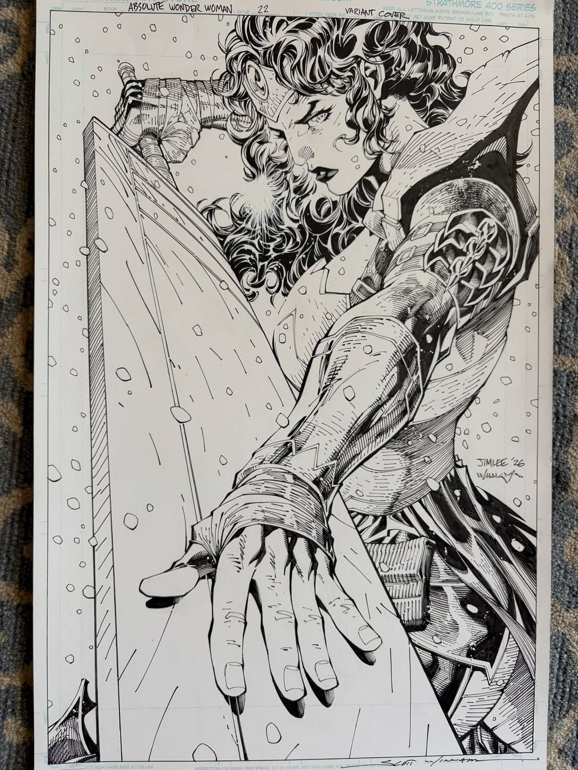 Jim Lee's Absolute Batman/Superman/Wonder Woman Variants For SDCC