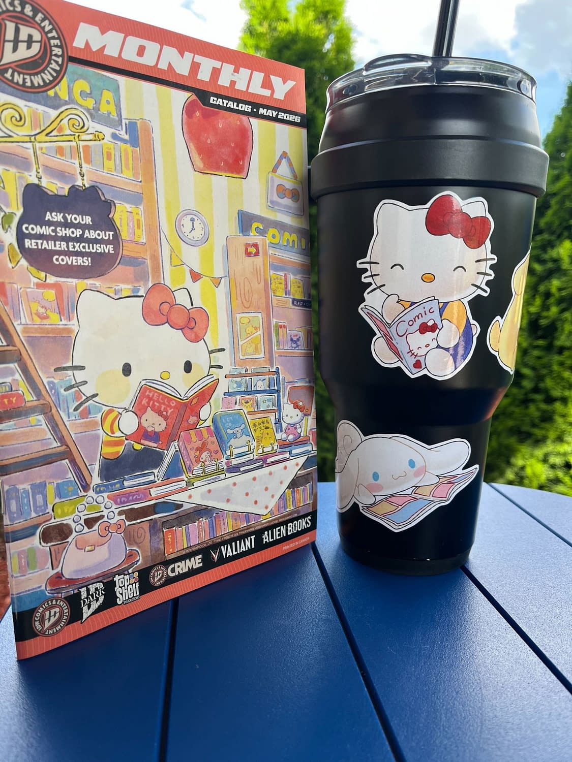 Comic Shops Must Look At Hello Kitty: Hello World #1 Variant Stickers