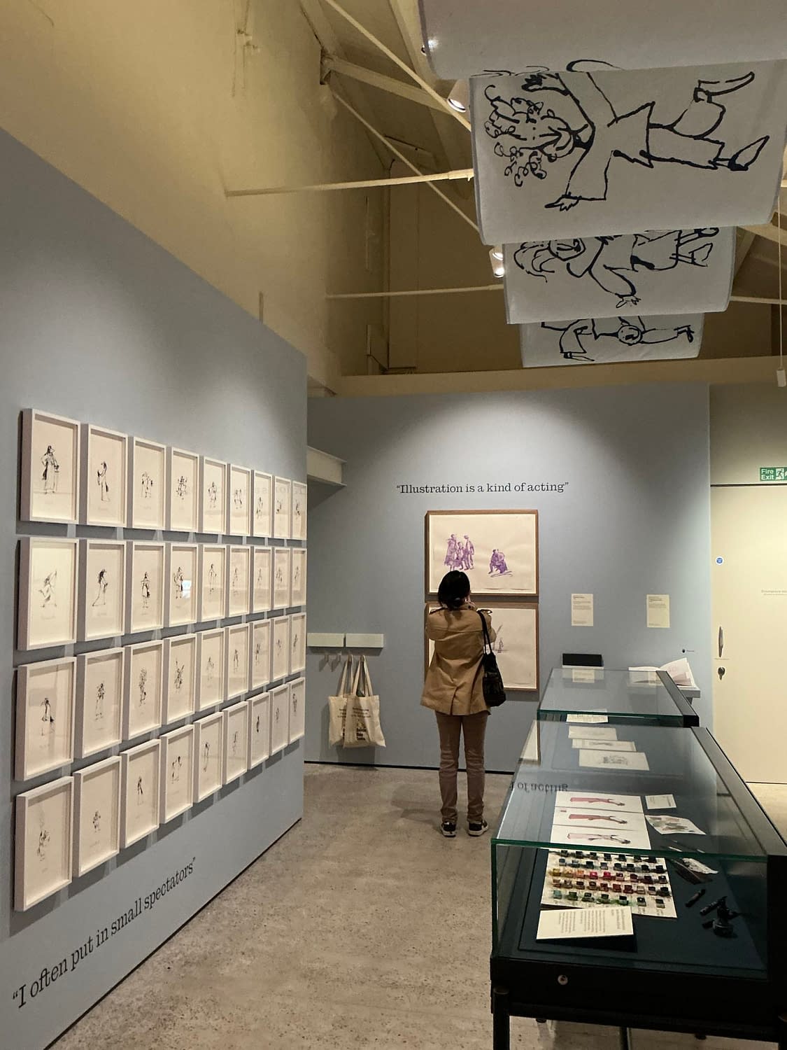 Walking Round The Quentin Blake Centre Of Illustration, Open In London