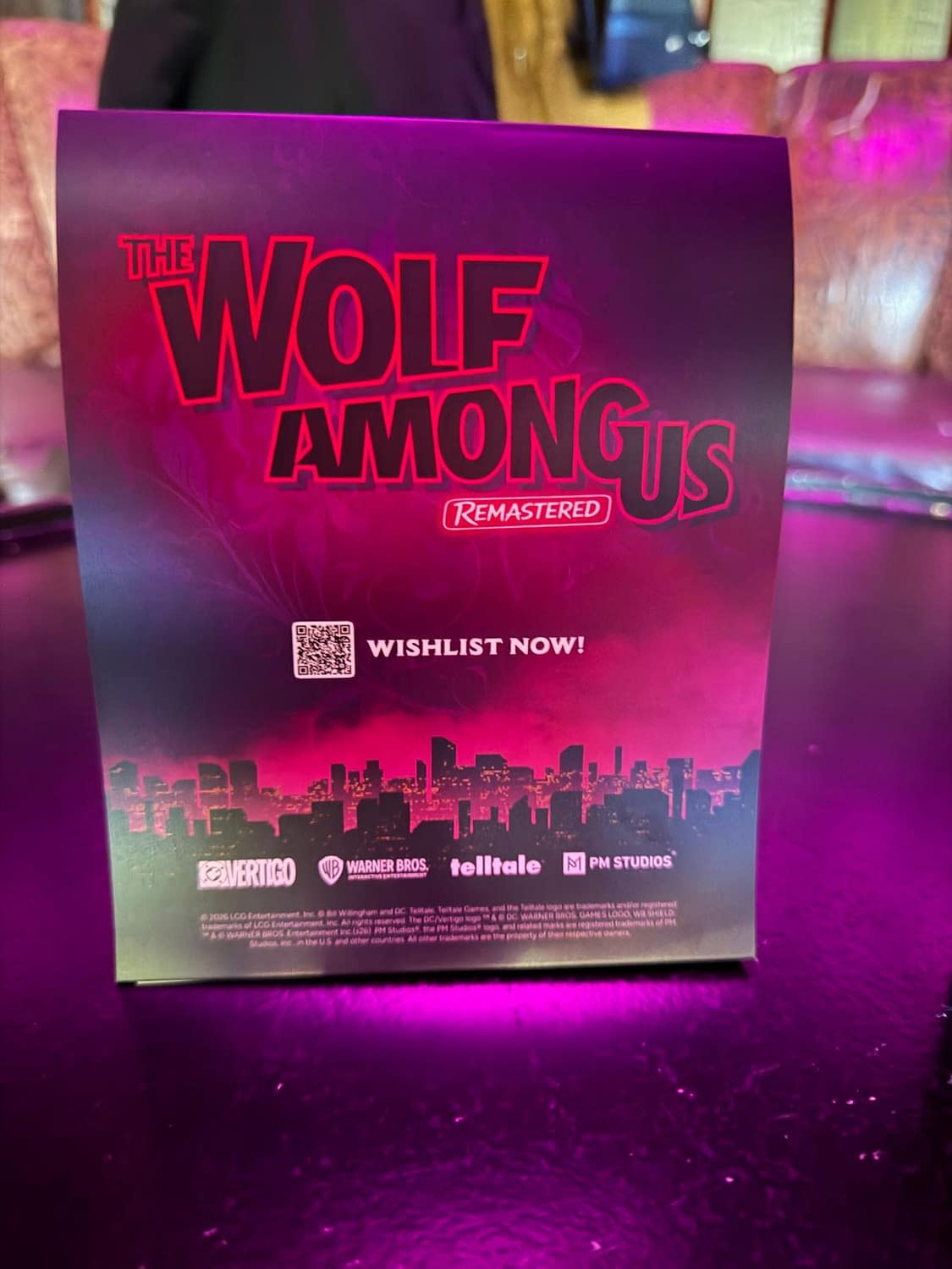From The Fabled 'Wolf Among Us Remastered' SDCC Party At Hard Rock