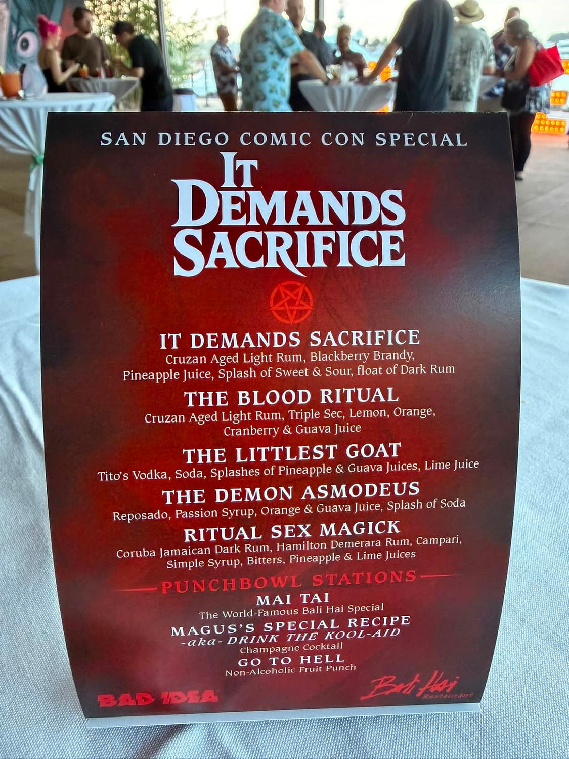 Produce This! Last Night's Bad Idea Comics San Diego Comic-Con Party