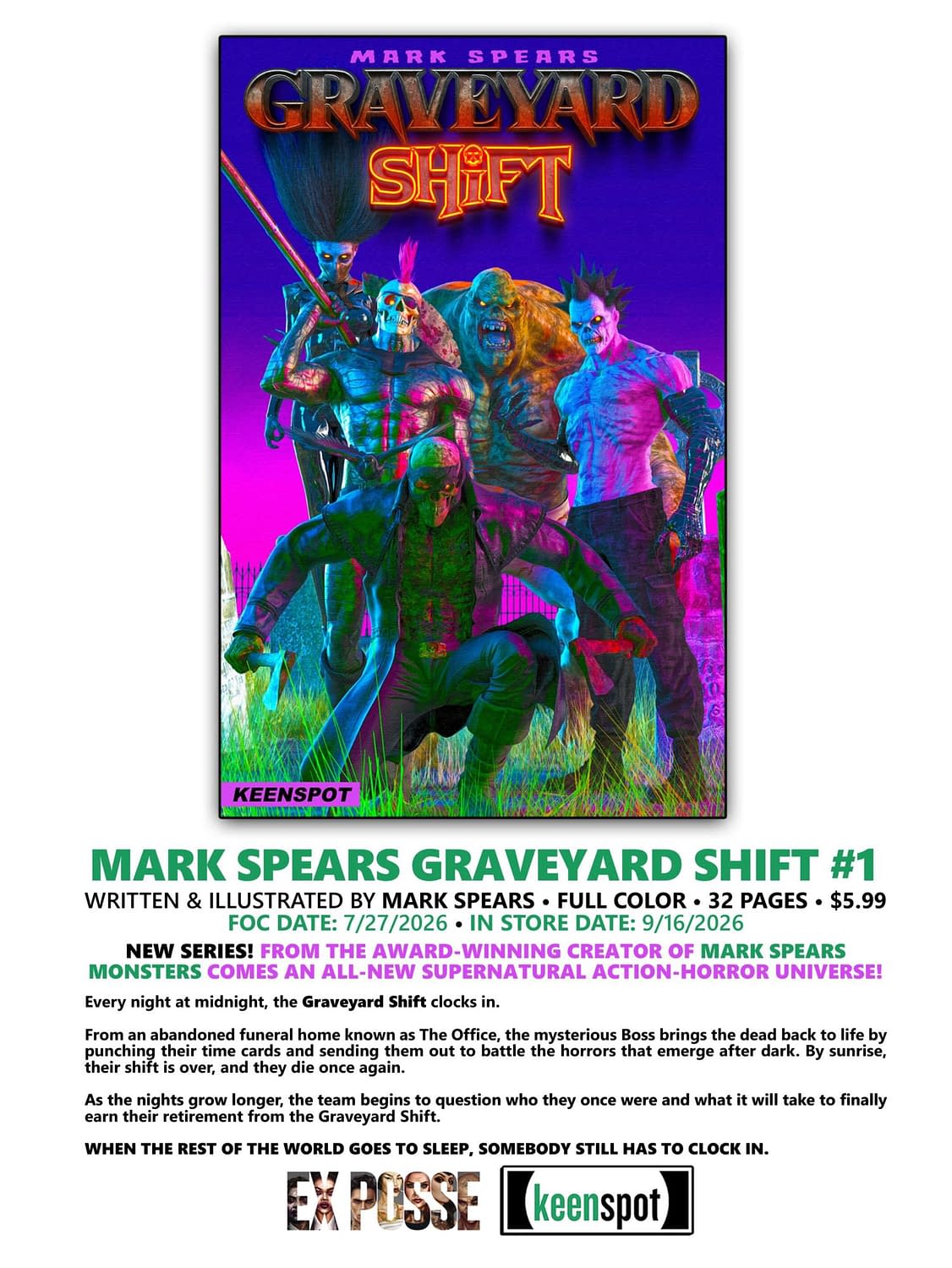 Mark Spears Launches A New Universe, Graveyard Shift