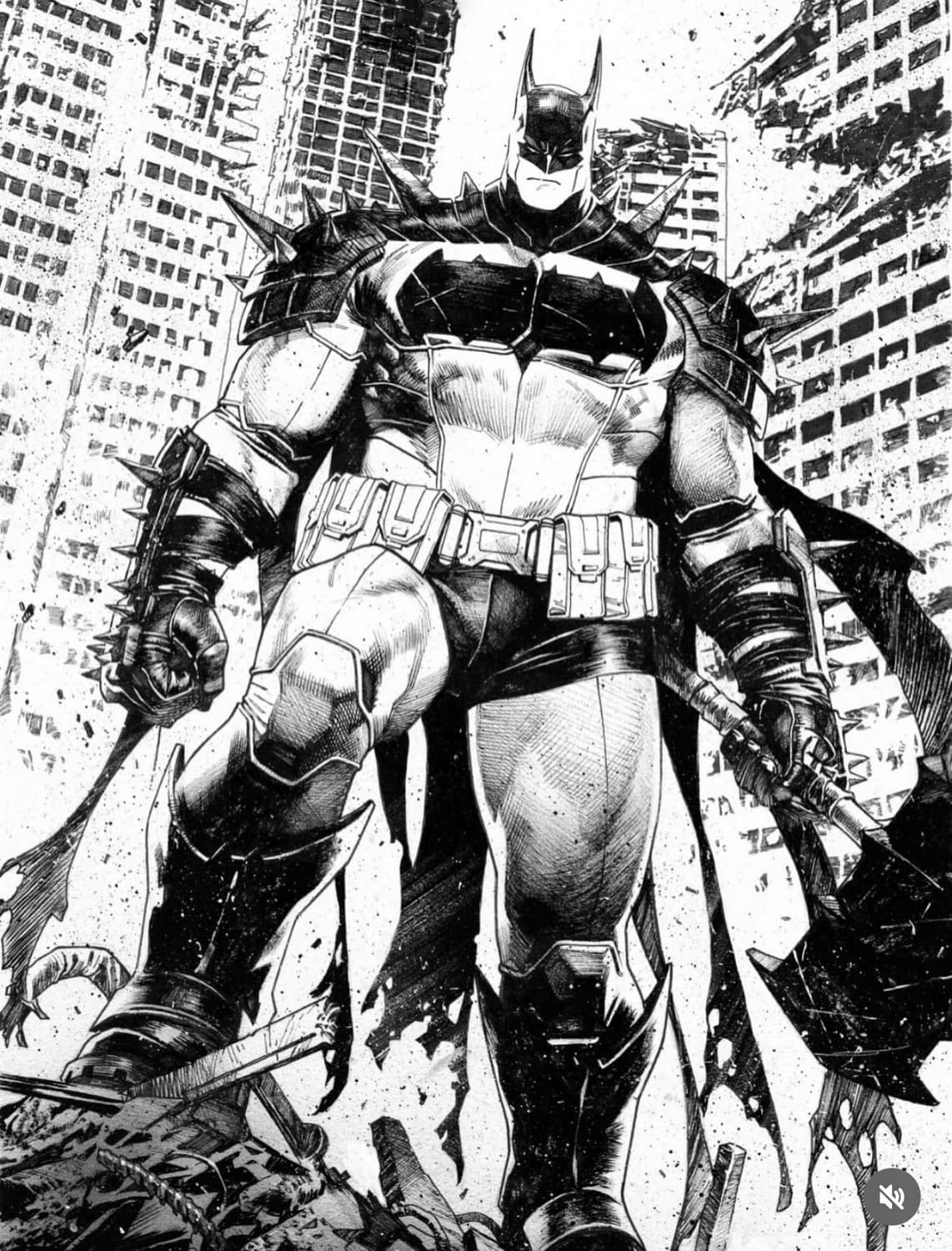 Absolute Batman #22 Cover Art By Jorge Molina Sells For Over $18,000