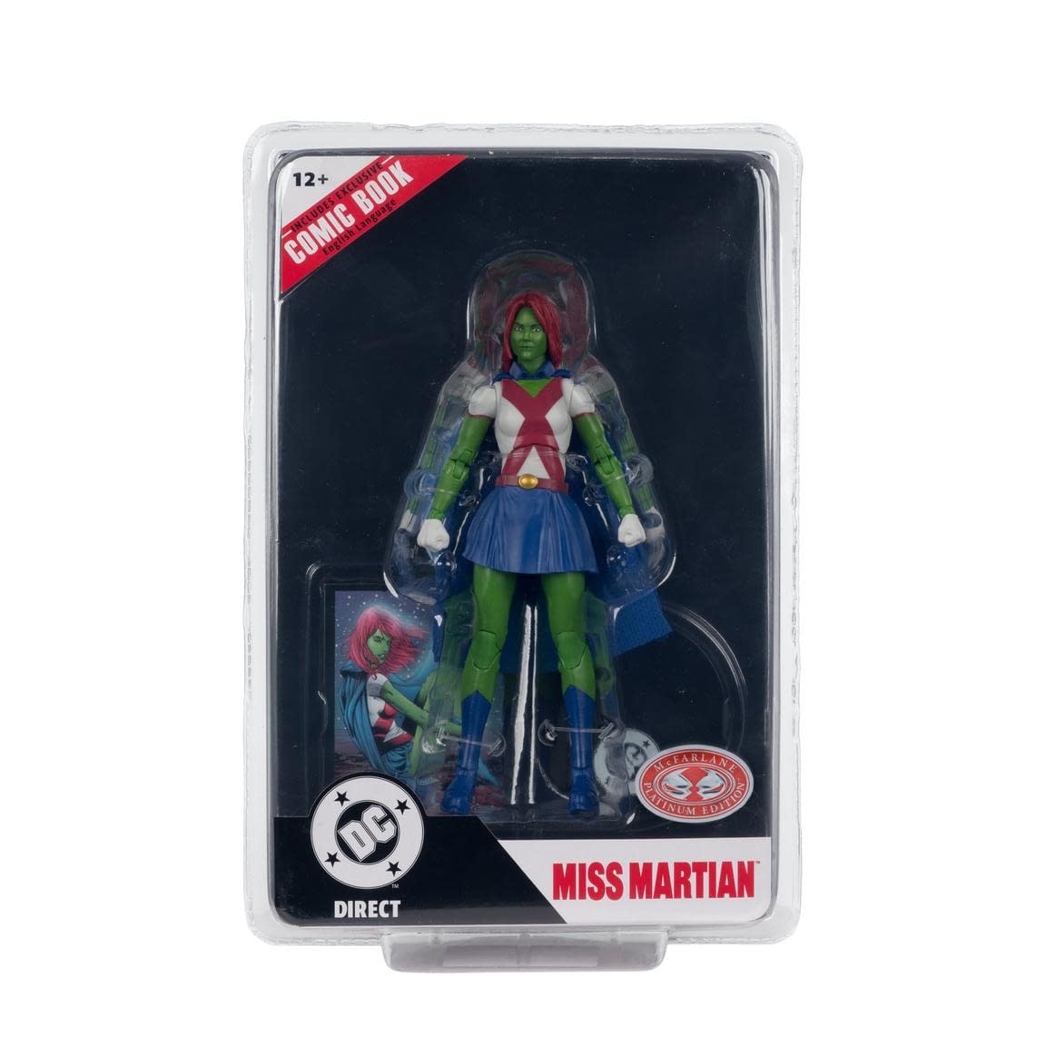 McFarlane Toys Debuts DC Comics Miss Martian Red Platinum Chase