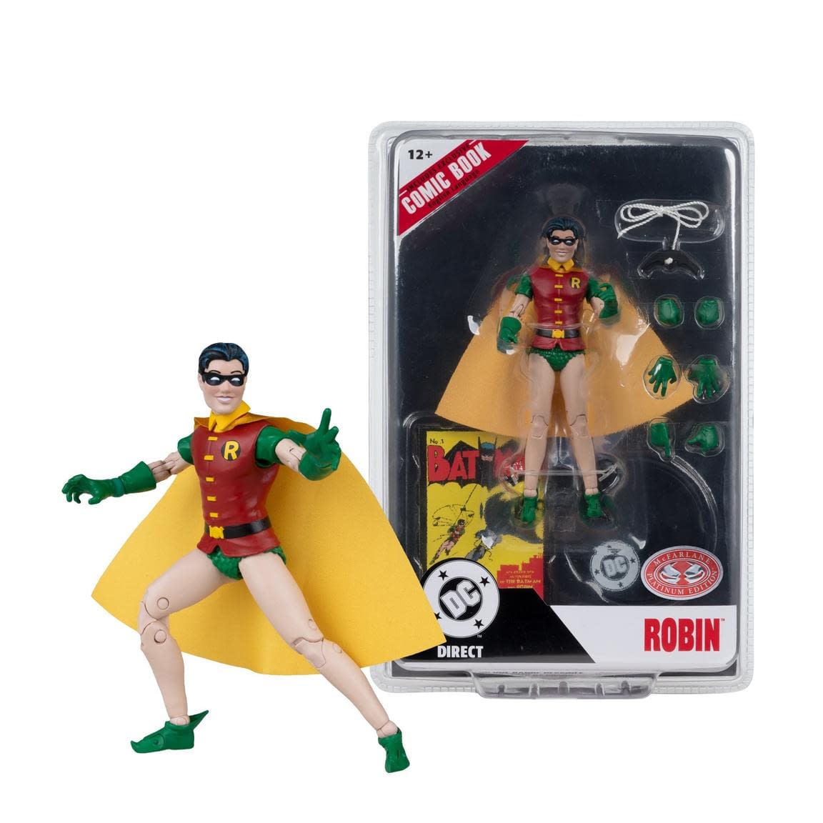 Red Platinum DC Page Punchers Dick Grayson (Robin) Figure Revealed