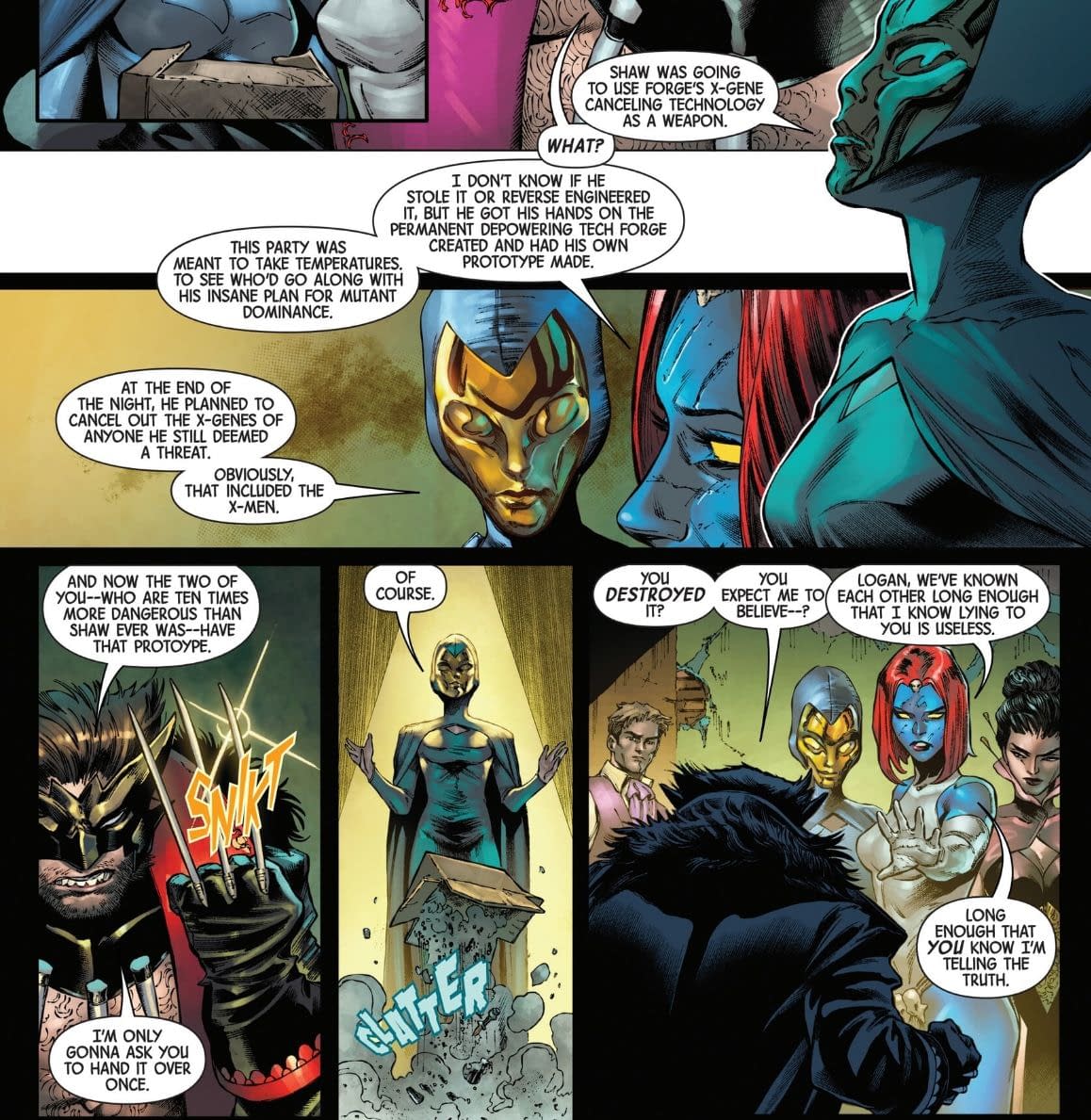 The Murder Of A Mutant By A Mutant In The X-Men: Hellfire Murder(Spoilers)