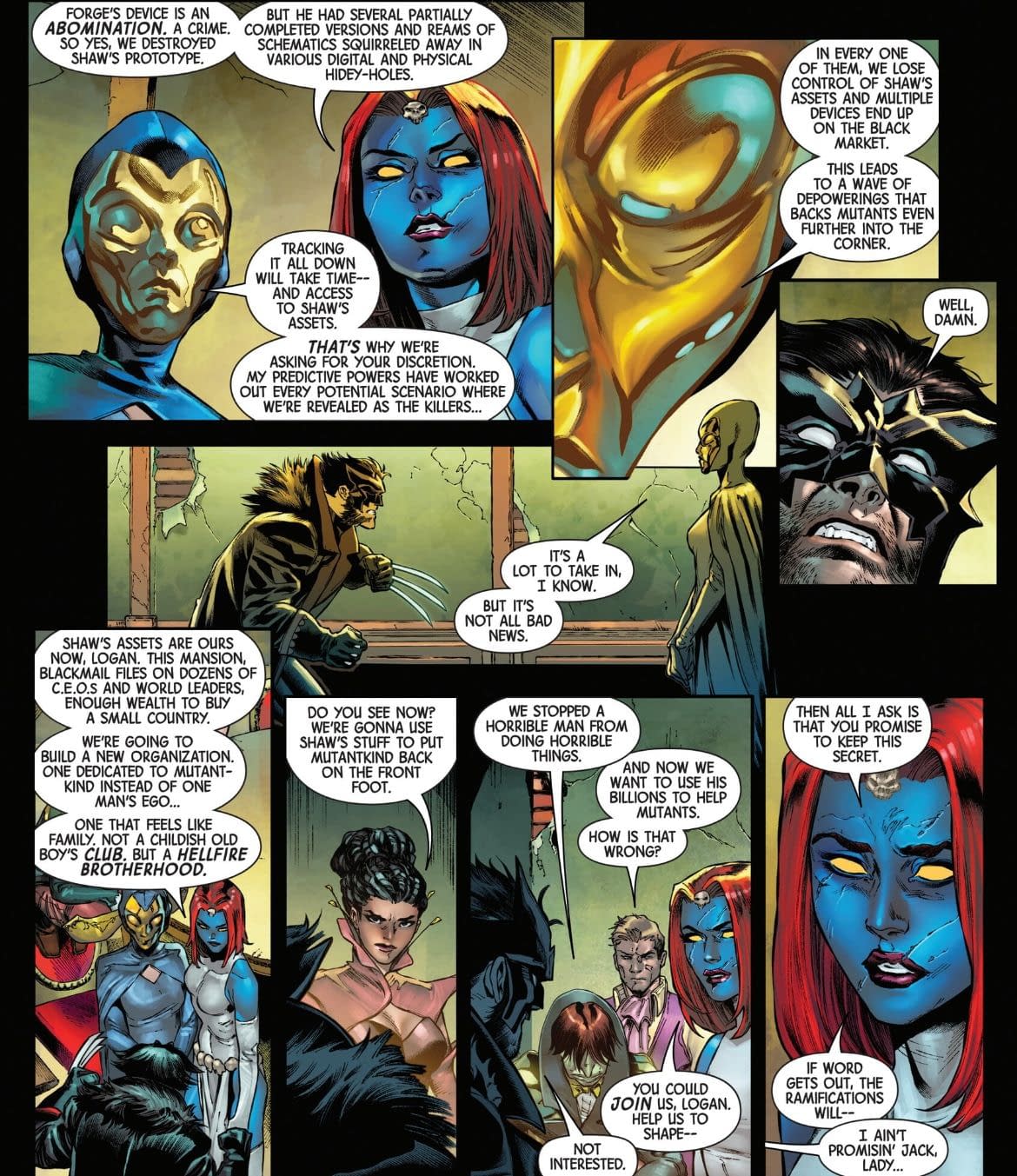 The Murder Of A Mutant By A Mutant In The X-Men: Hellfire Murder(Spoilers)