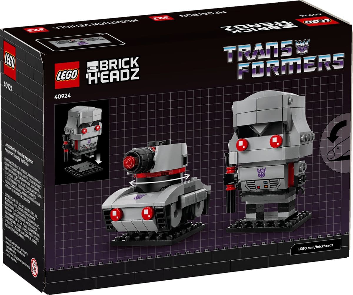 Bow Before LEGO's New Transformers BrickHeadz Megatron Set