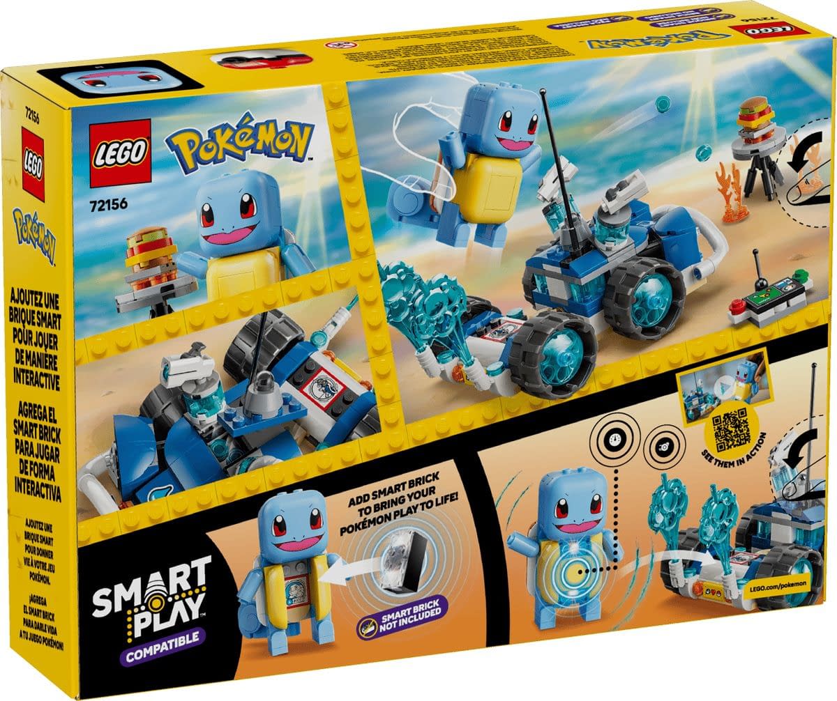 Squirtle Joins LEGO's Newest Collection of Pokémon SMART Play Set