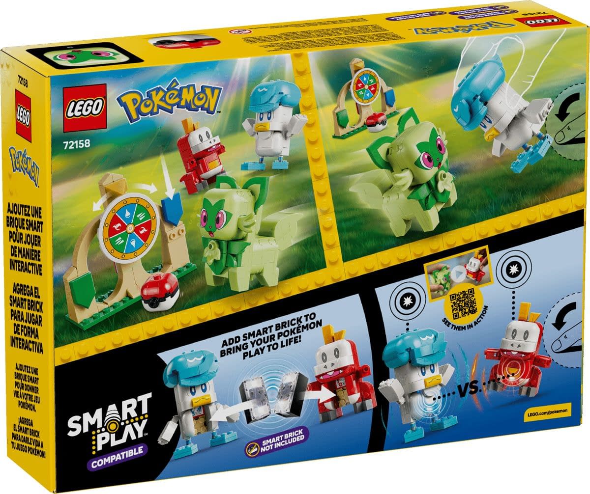New LEGO Pokémon Paldean Starters Figure Set Coming Soon