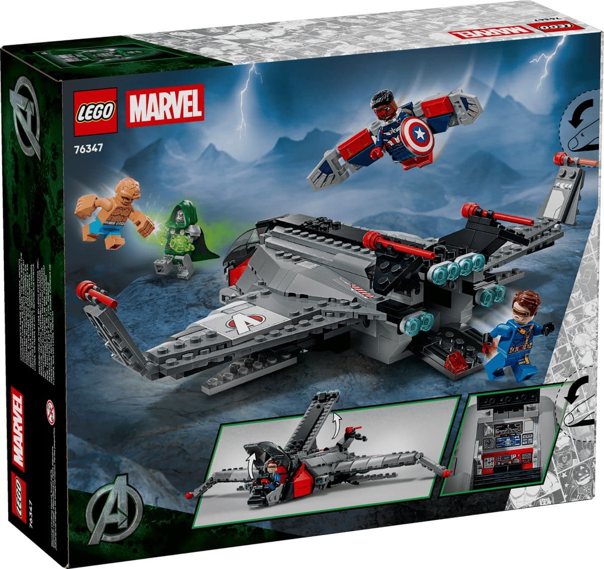 Build A Marvel Team-Up with LEGO's Avengers: Doomsday Quinjet Set