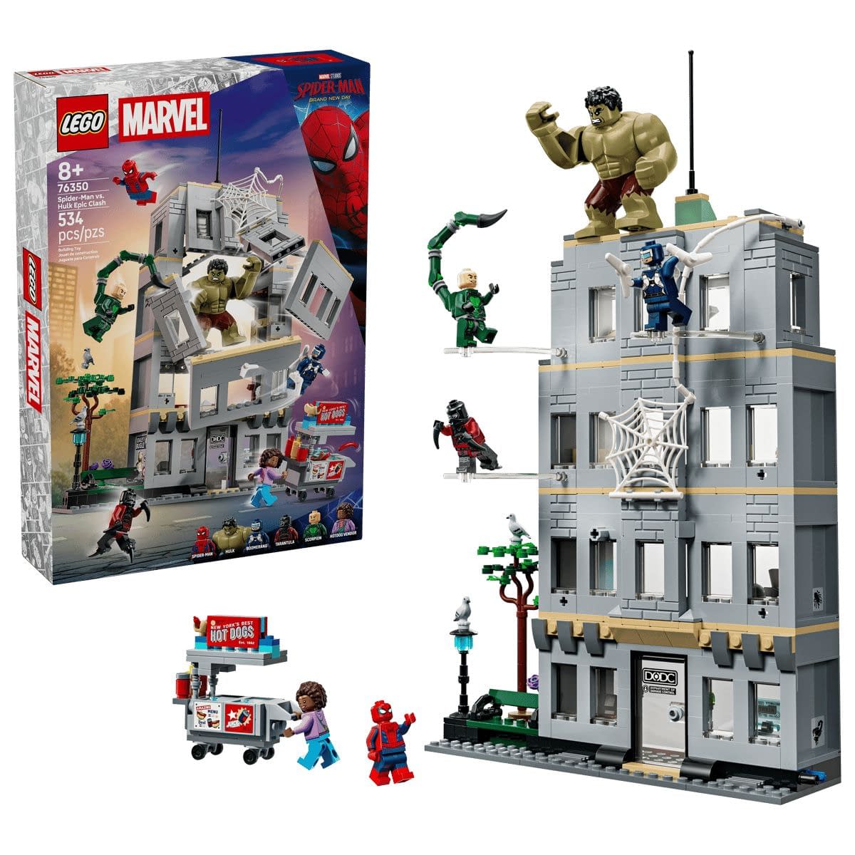 It's Hulk vs. Spider-Man with LEGO's New Brand New Day Set