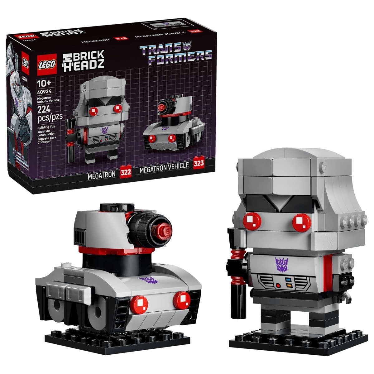 Bow Before LEGO's New Transformers BrickHeadz Megatron Set