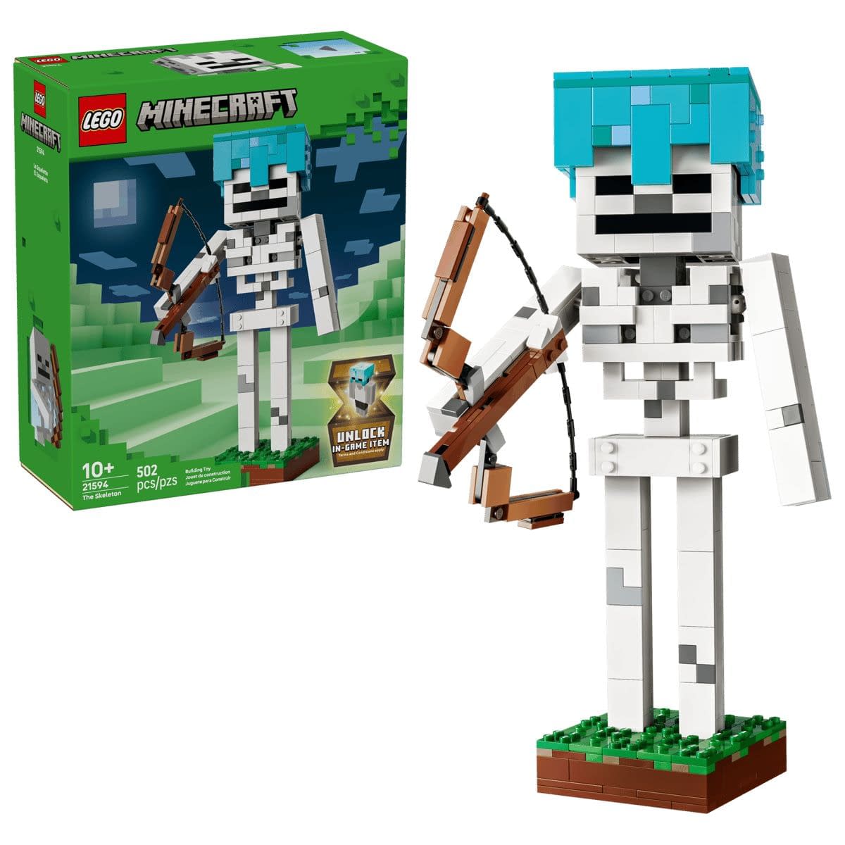 The Skeleton Comes to Life with LEGO's Latest Minecraft Set