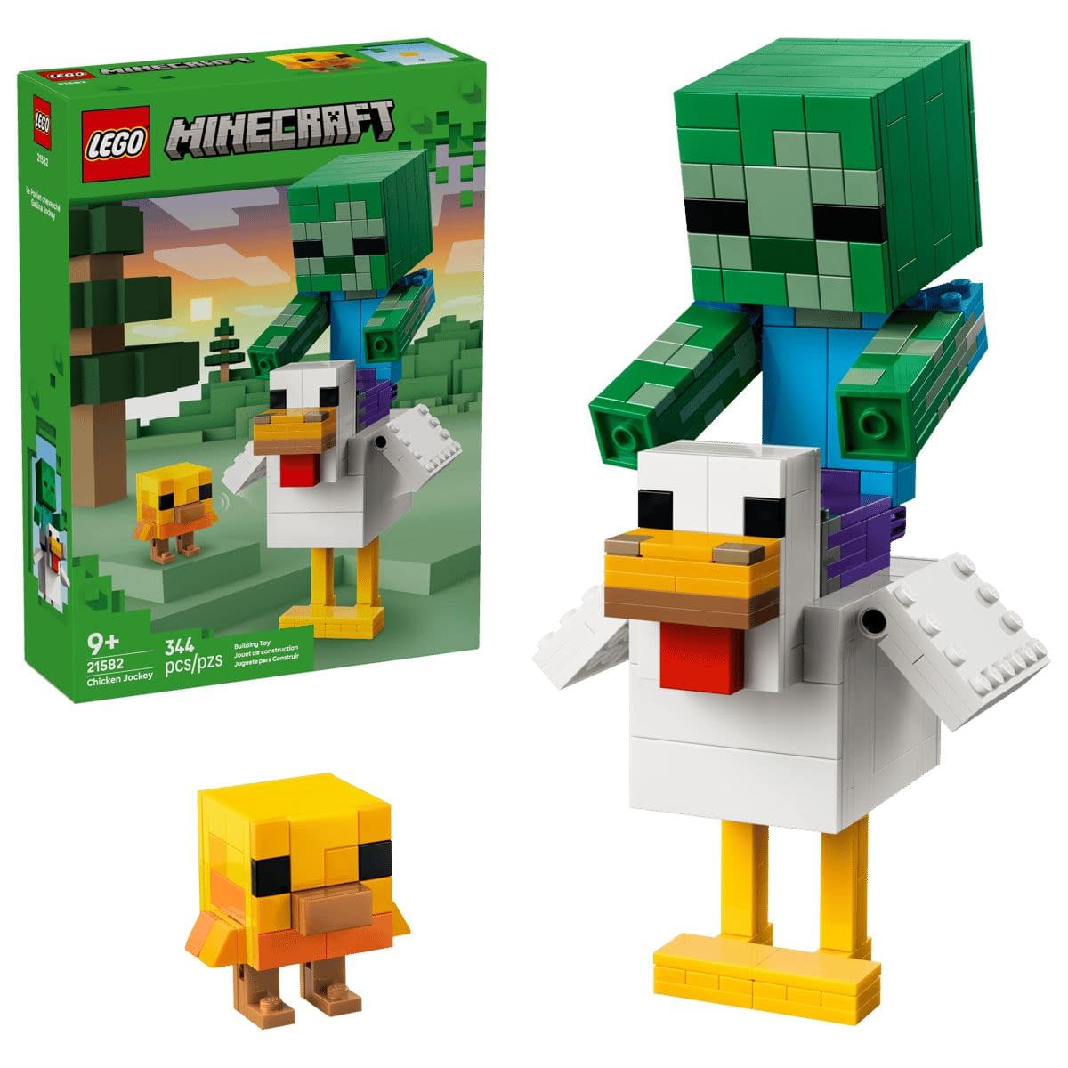 The Infamous Minecraft Chicken Jockey Comes to Life with LEGO