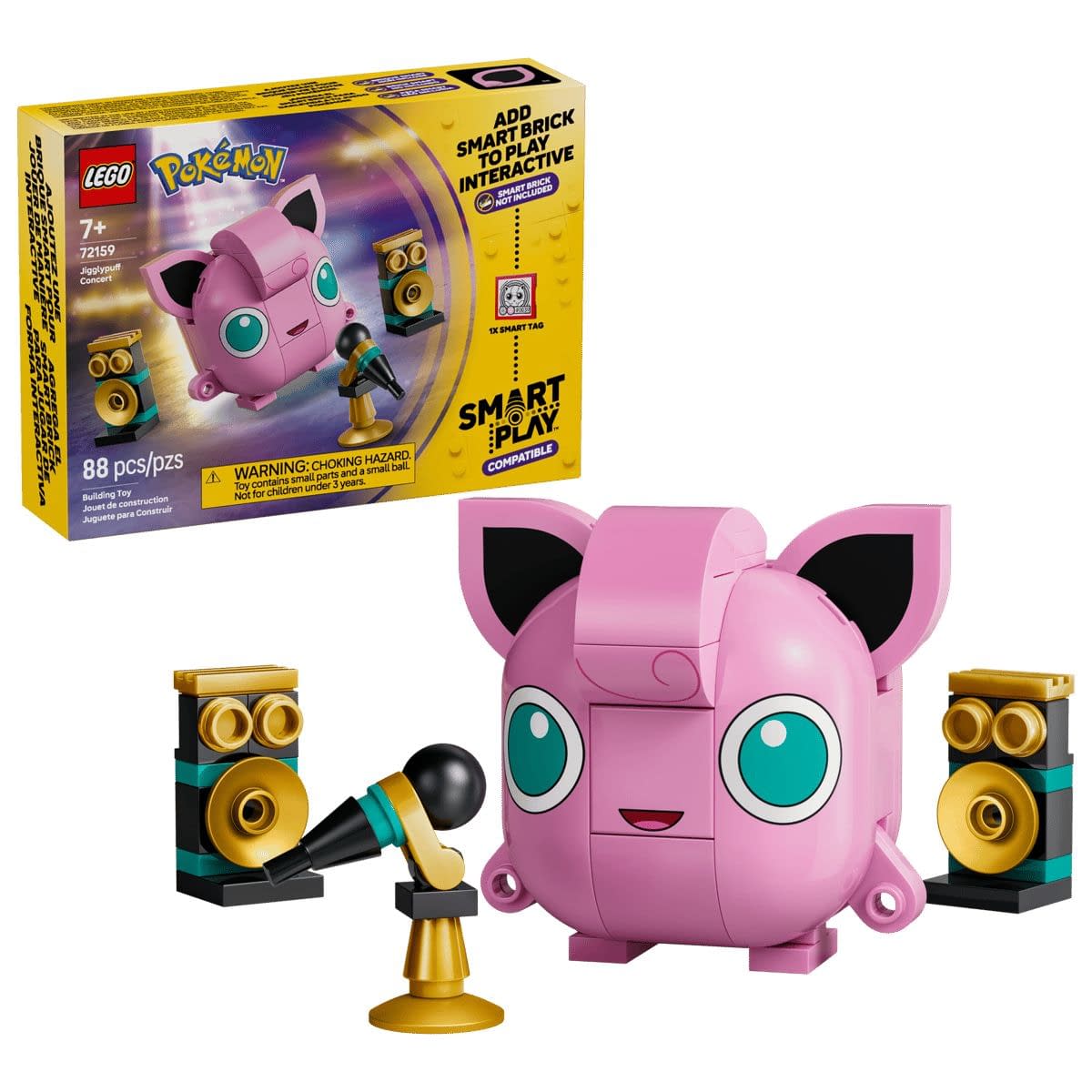 Jigglypuff Puts on a Concert with New LEGO Pokémon SMART Play Set