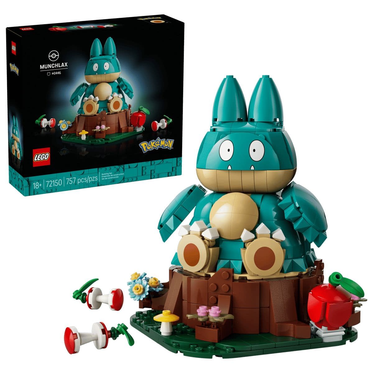Munchlax is Ready for a Snack as LEGO Debuts A New Pokémon Set