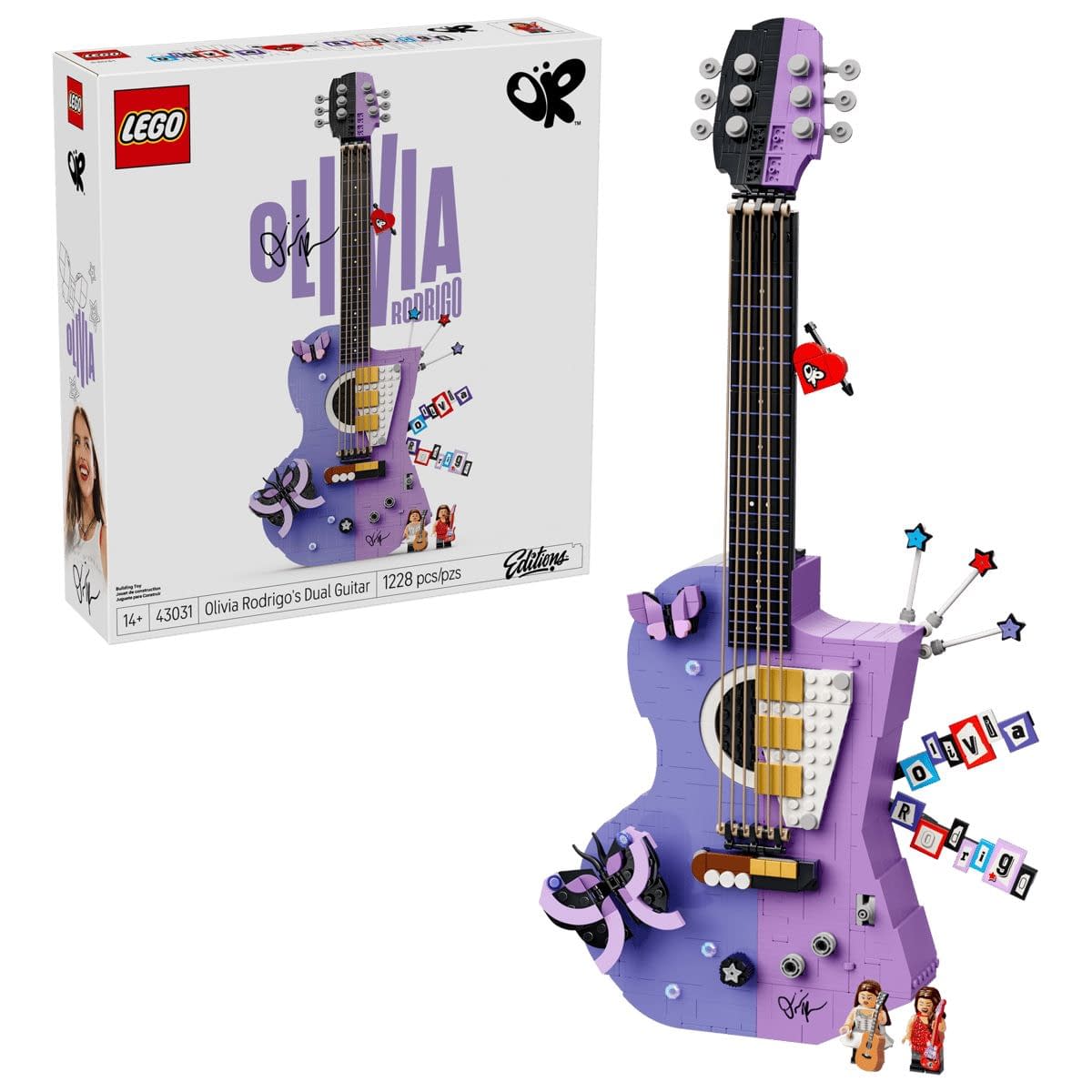 Take to the Stage with LEGO's New Olivia Rodrigo Dual Guitar Set