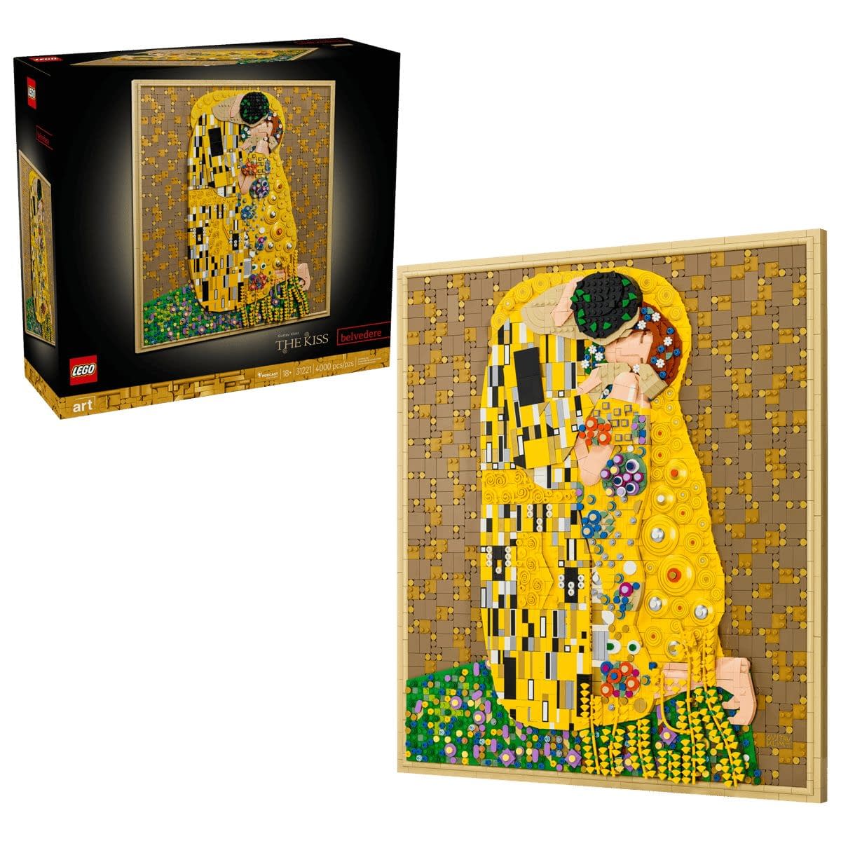 Build Your Own Art Gallery with LEGO's New Gustav Klimt The Kiss Set