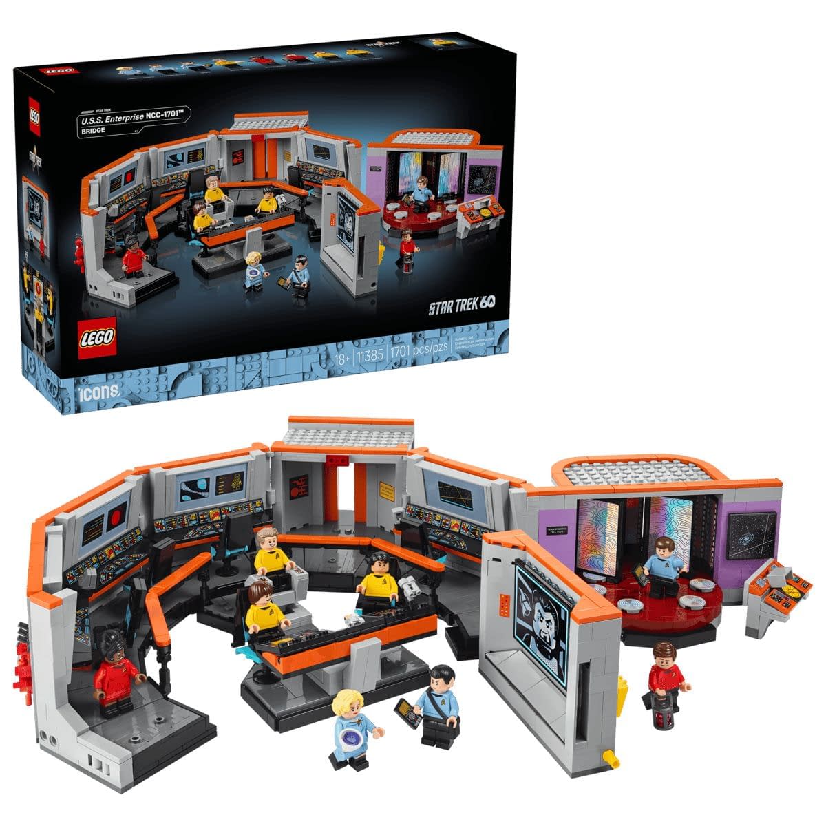 Star Trek: U.S.S. Enterprise NCC-1701 Bridge Set Announced by LEGO