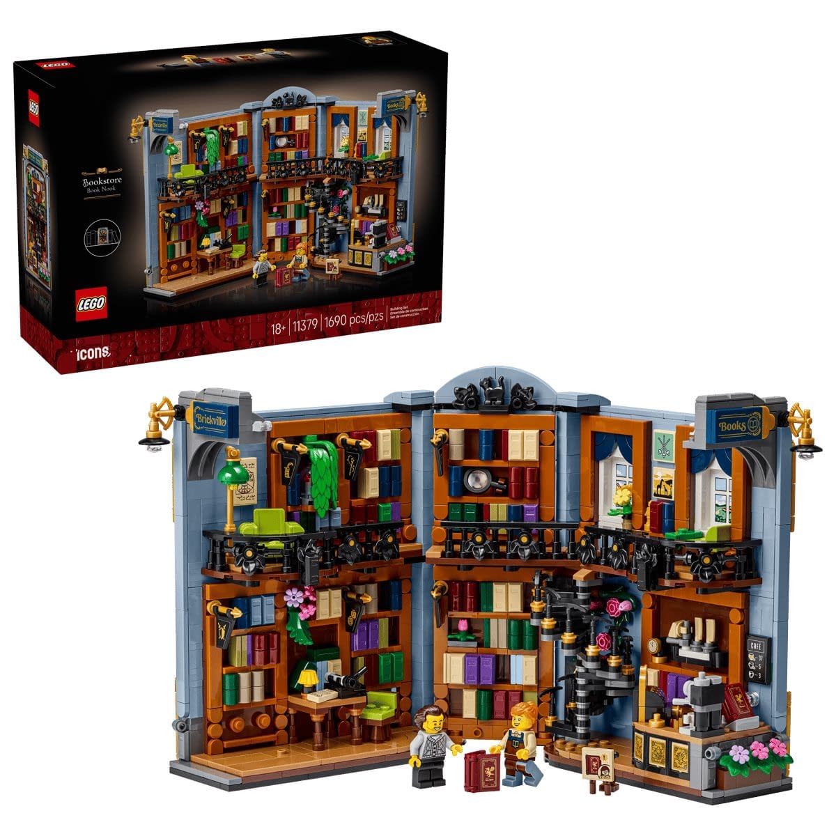 Break the Fourth Wall with LEGO Icons New Bookstore: Book Nook Set