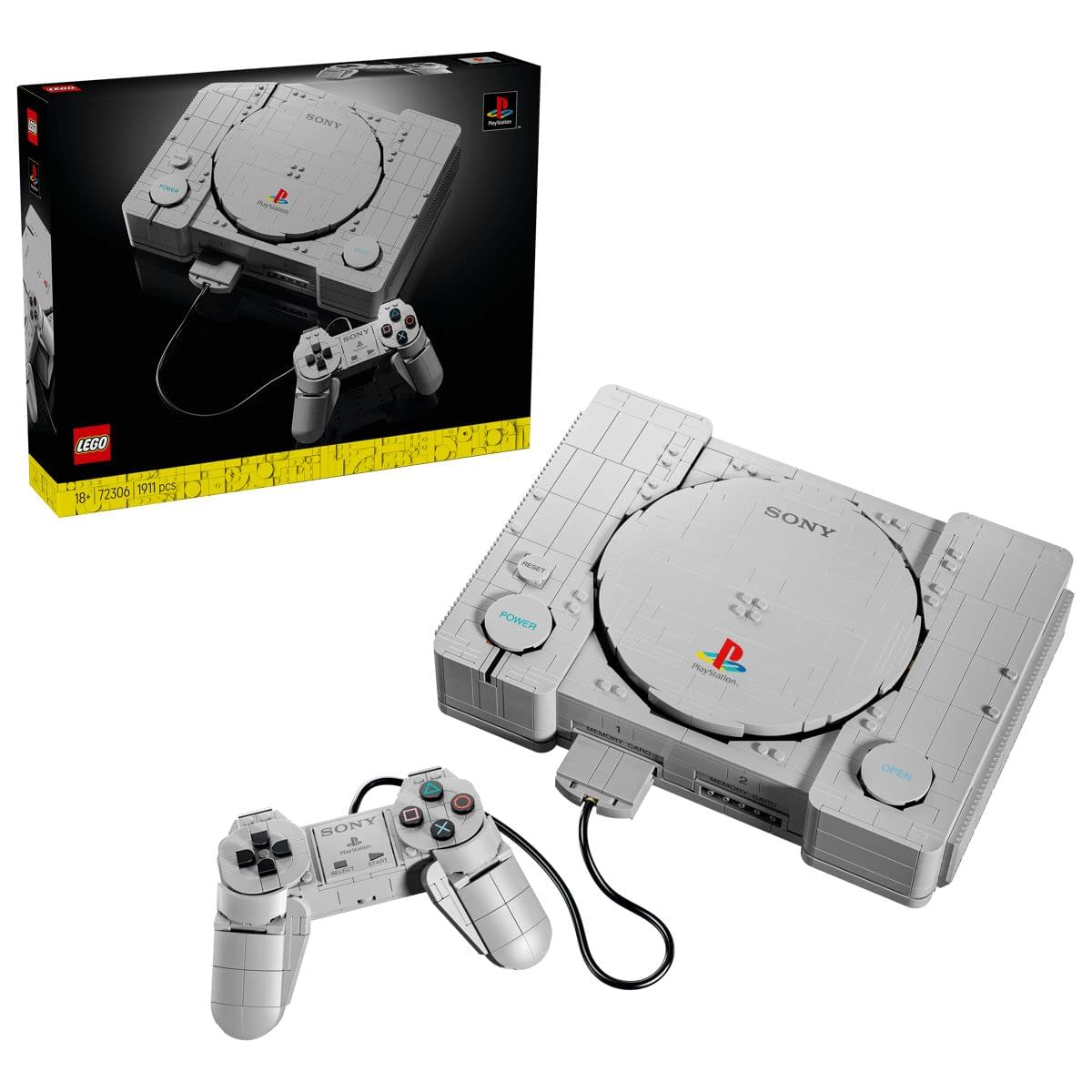 Build Video Game Nostalgia with LEGO New PlayStation One Replica Set