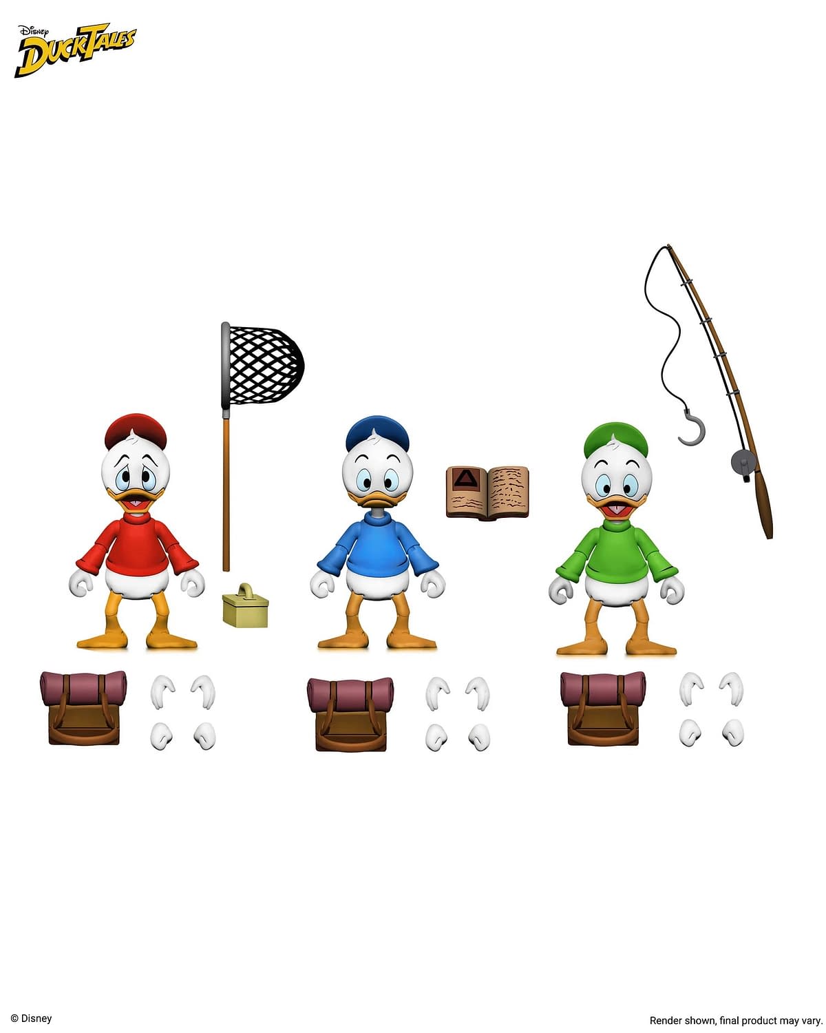 NECA Unveils New Disney's DuckTales Huey, Dewey, and Louie Set