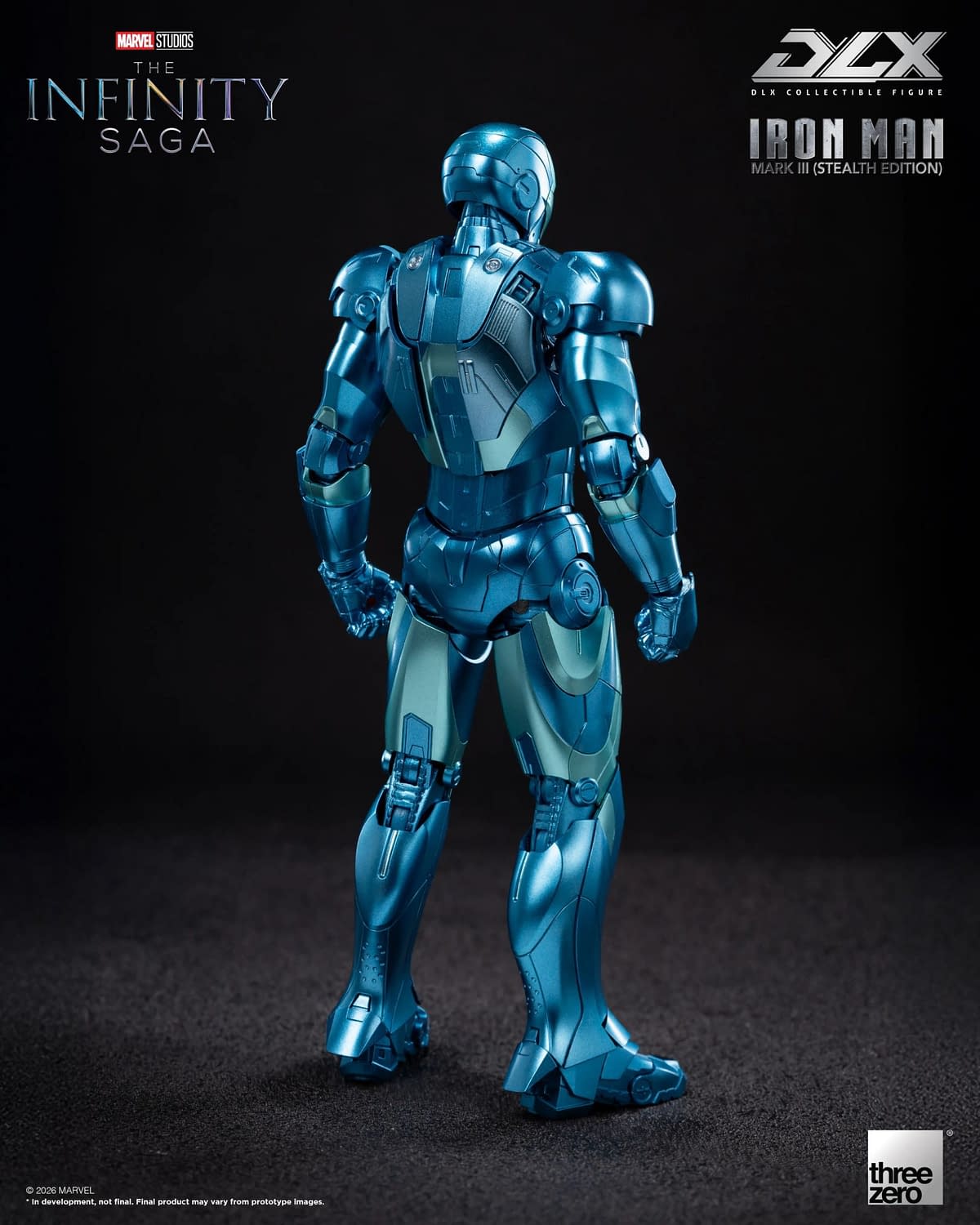 Threezero Debuts Marvel Studios DLX Iron Man Mark 3 (Stealth Edition)