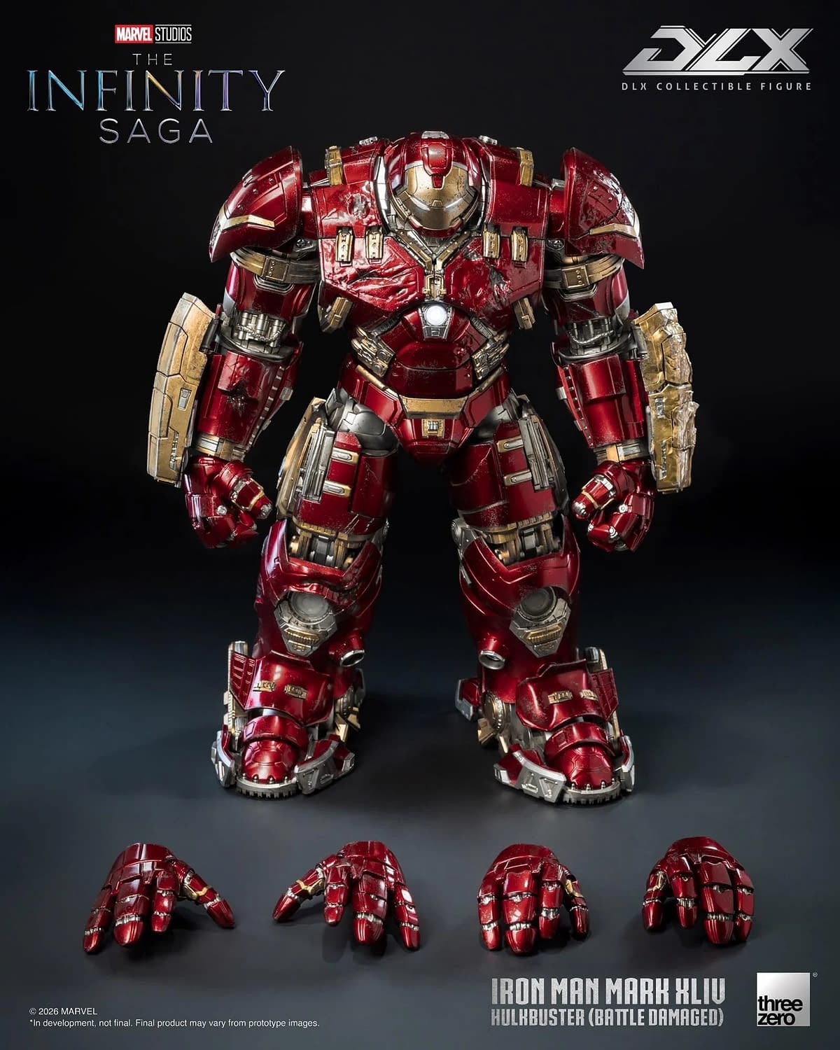 New DLX Iron Man Hulkbuster (Battle Damaged) Arrives from threezero