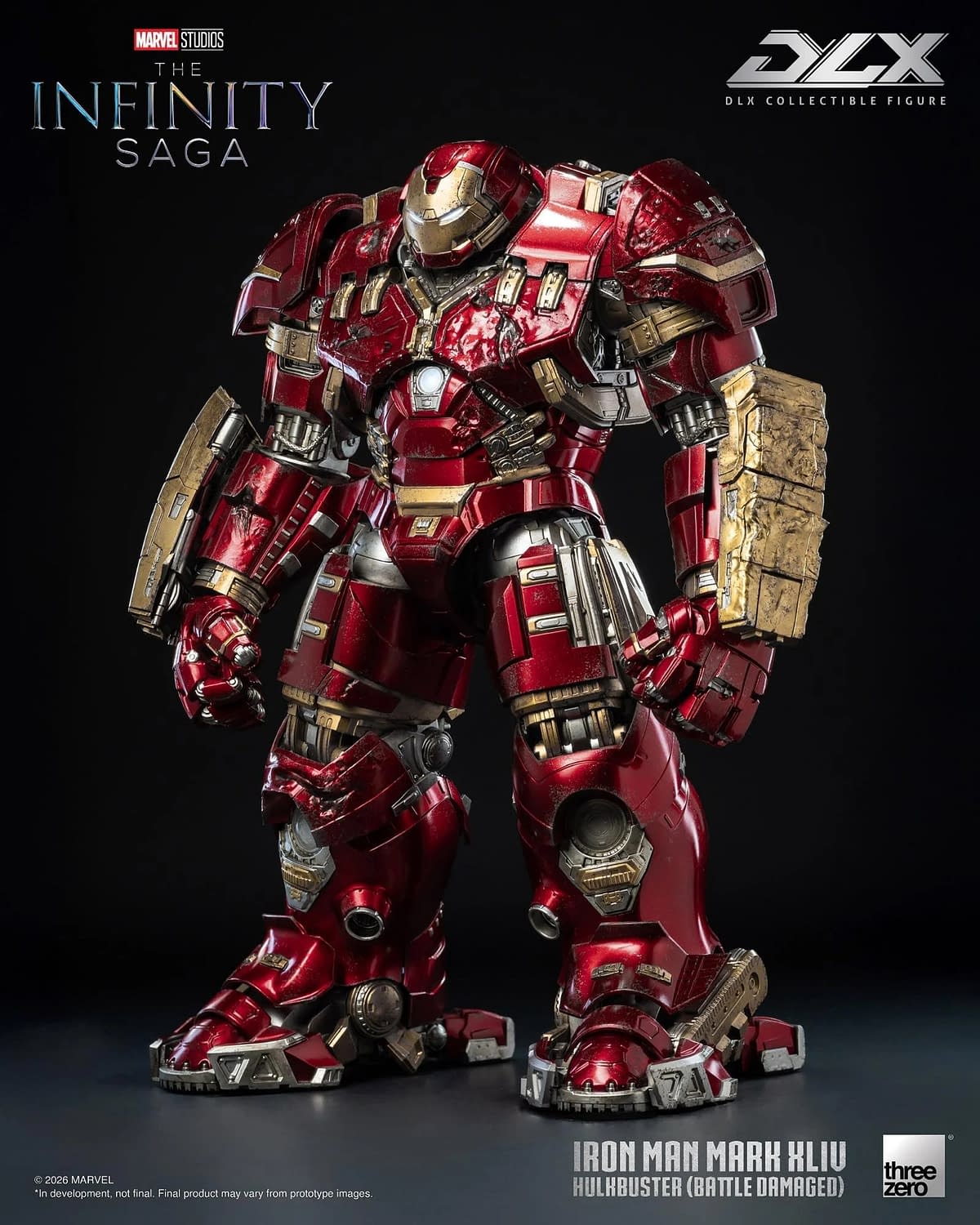 New DLX Iron Man Hulkbuster (Battle Damaged) Arrives from threezero