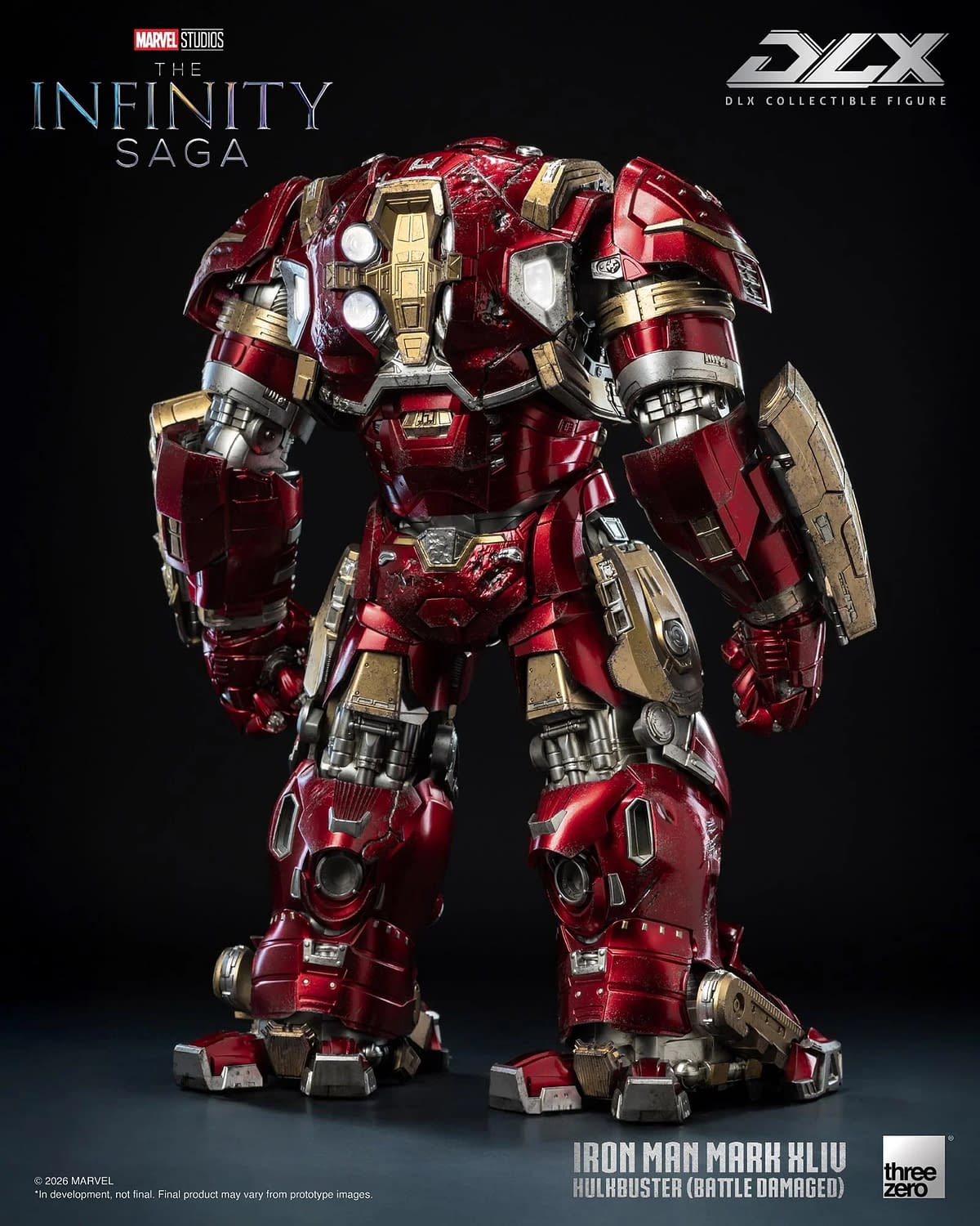 New DLX Iron Man Hulkbuster (Battle Damaged) Arrives from threezero