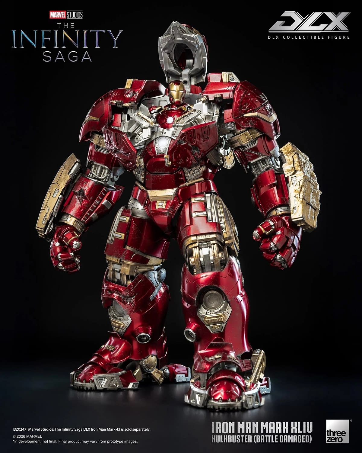 New DLX Iron Man Hulkbuster (Battle Damaged) Arrives from threezero