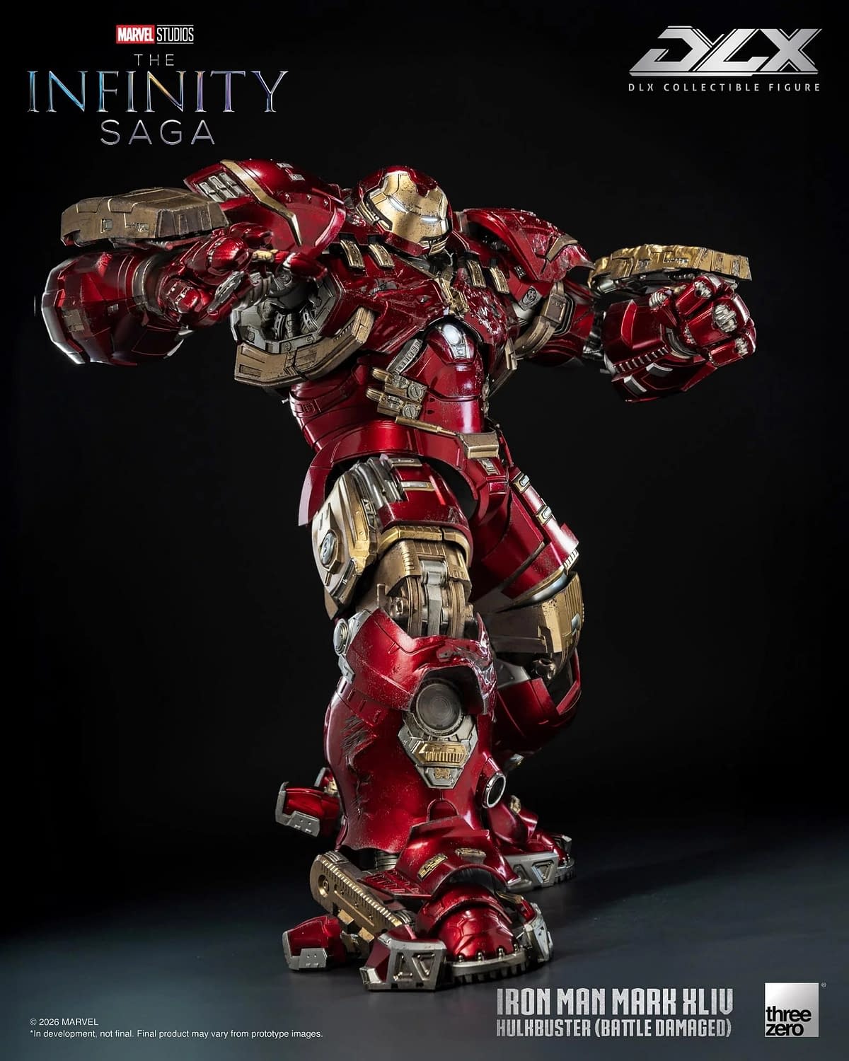 New DLX Iron Man Hulkbuster (Battle Damaged) Arrives from threezero