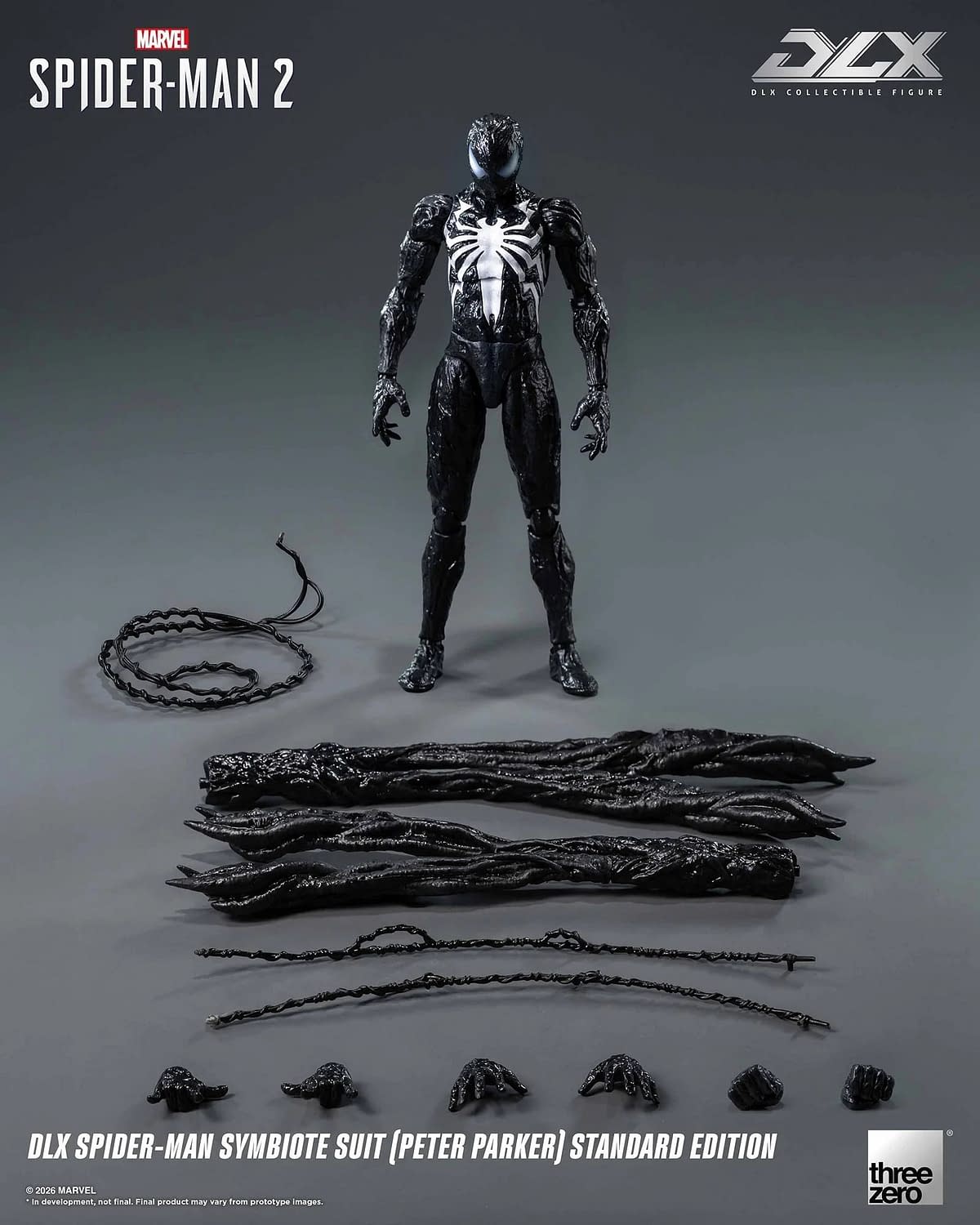 Embrace the Symbiote with threezero's DLX Marvel's Spider-Man 2