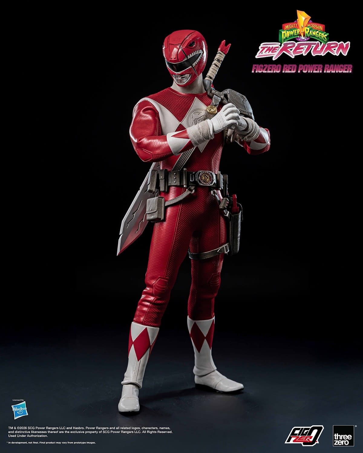 Threezero Reveals Mighty Morphin Power Rangers: The Return Red Ranger