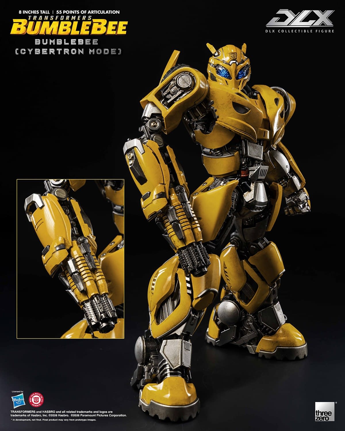 New Transformers DLX Bumblebee (Cybertron) Debuts from threezero