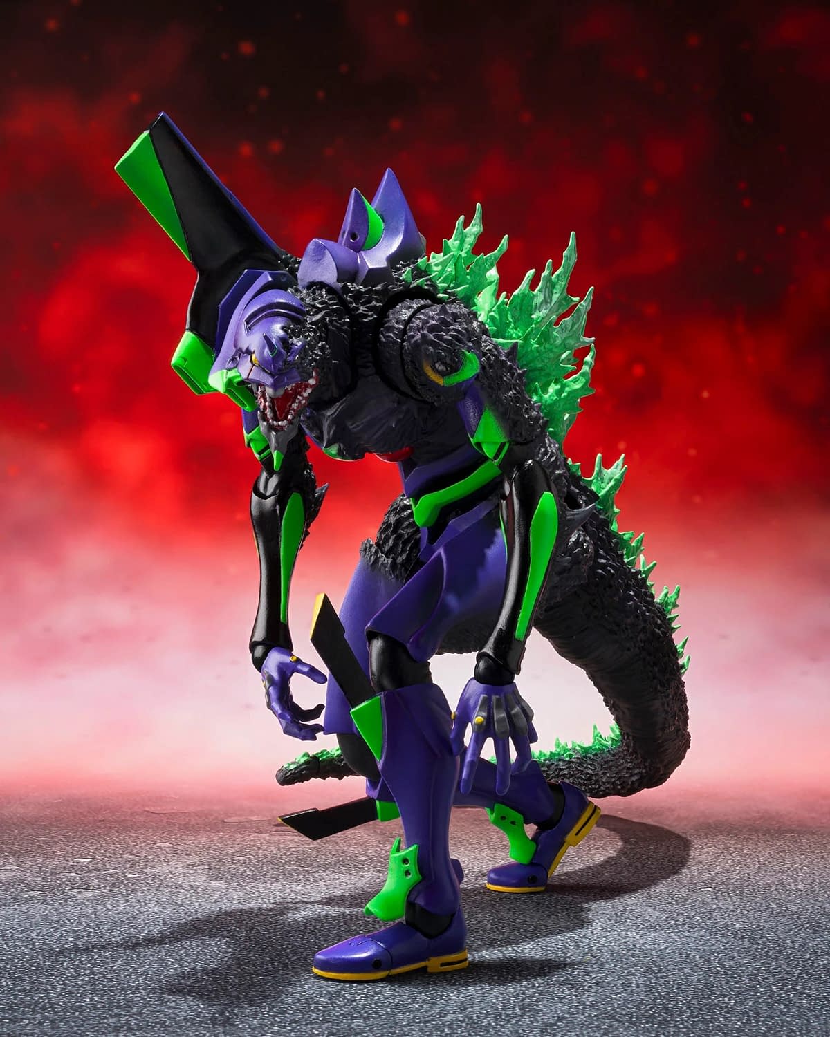 Godzilla Awakens with New Evangelion S.H. Figuarts Type-01 "G"