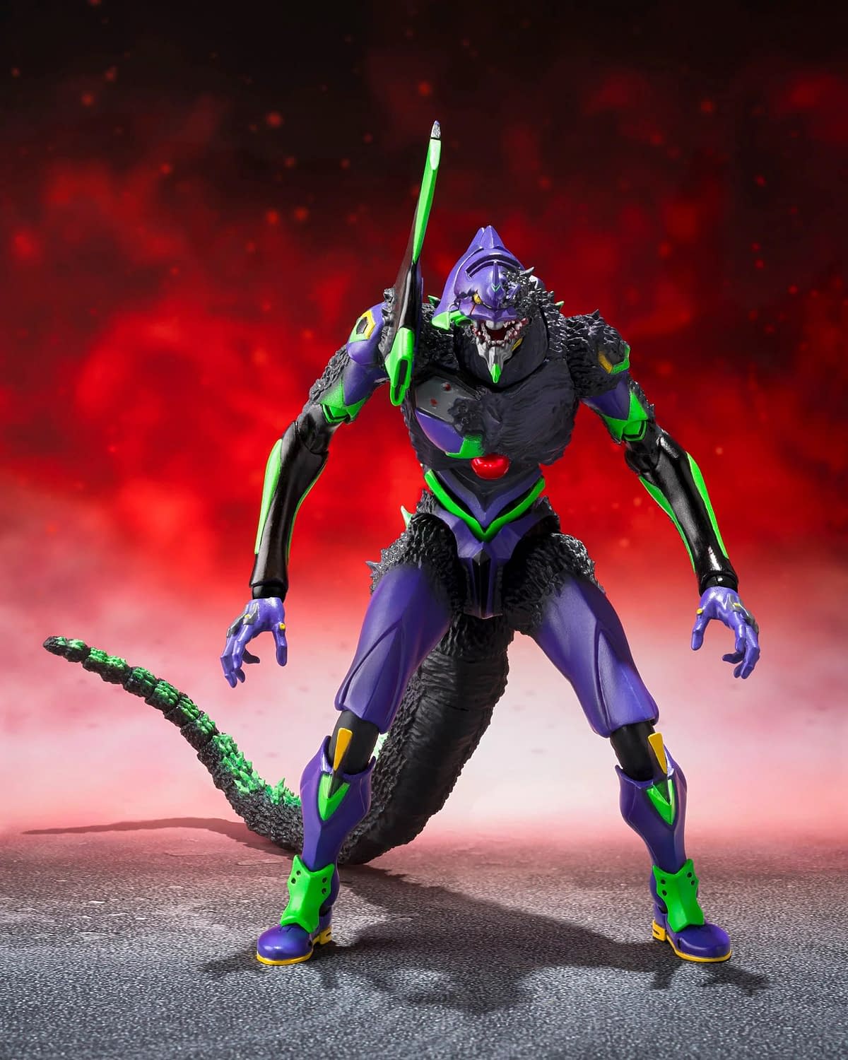 Godzilla Awakens with New Evangelion S.H. Figuarts Type-01 "G"