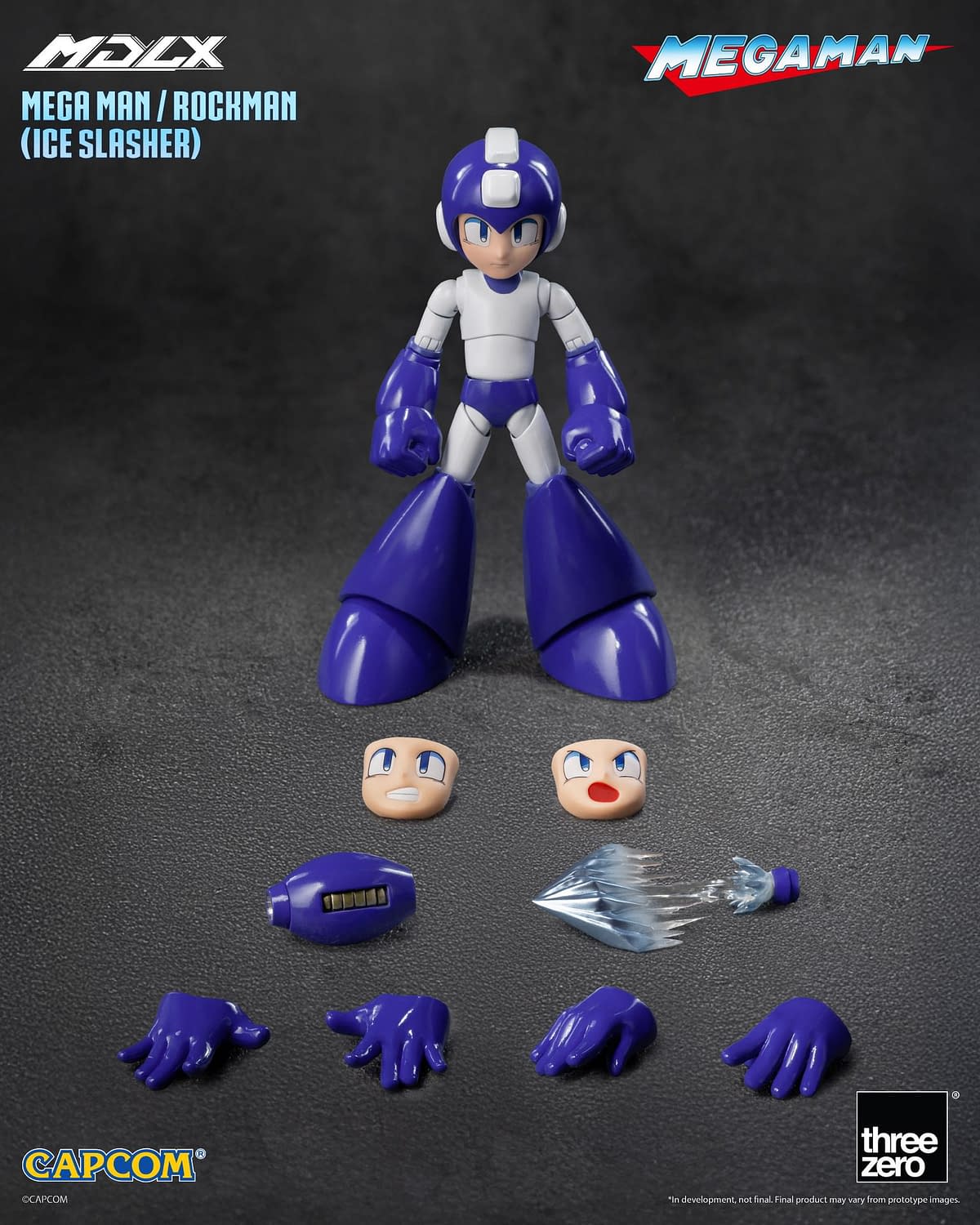 Threezero Unveils New Mega Man MDLX Figure with the Ice Slasher Suit