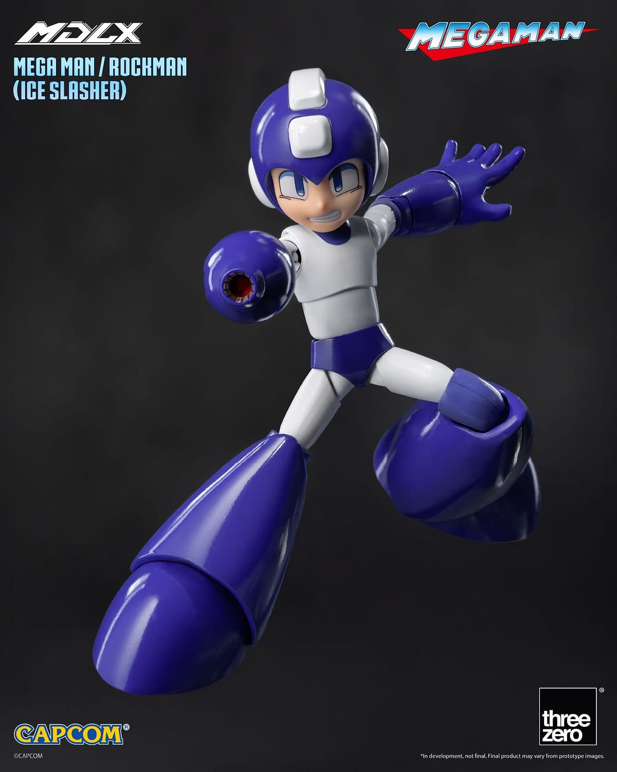 Threezero Unveils New Mega Man MDLX Figure with the Ice Slasher Suit