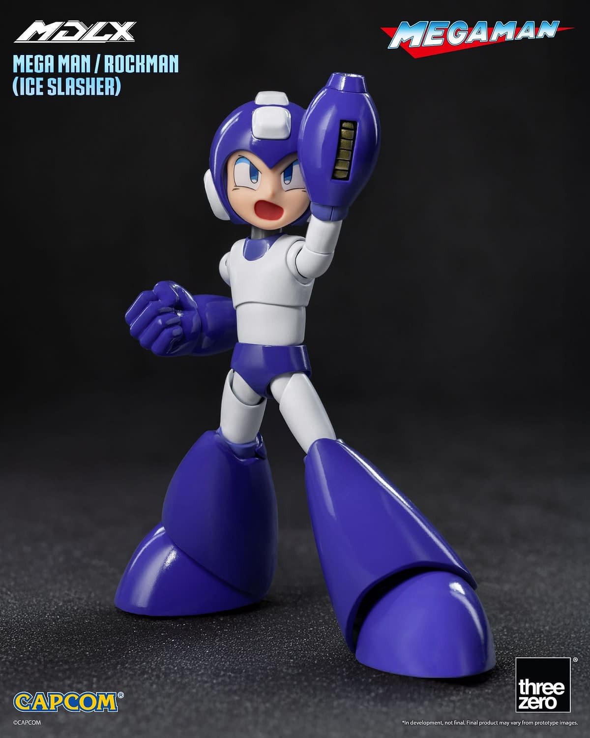 Threezero Unveils New Mega Man MDLX Figure with the Ice Slasher Suit