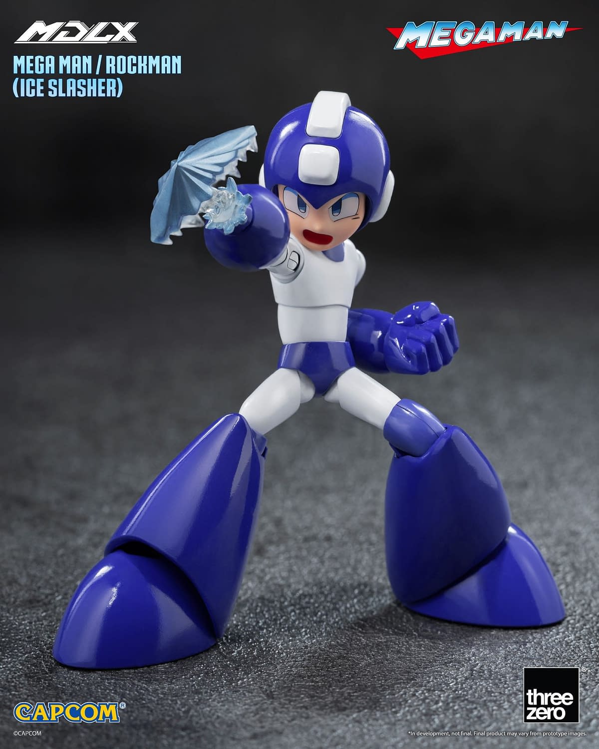Threezero Unveils New Mega Man MDLX Figure with the Ice Slasher Suit